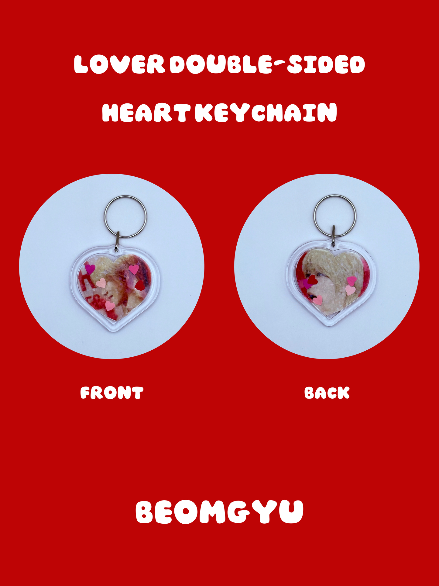 Tomorrow x Together The Star Chapter: Sanctuary Lover Heart-Shaped Acrylic Keychain