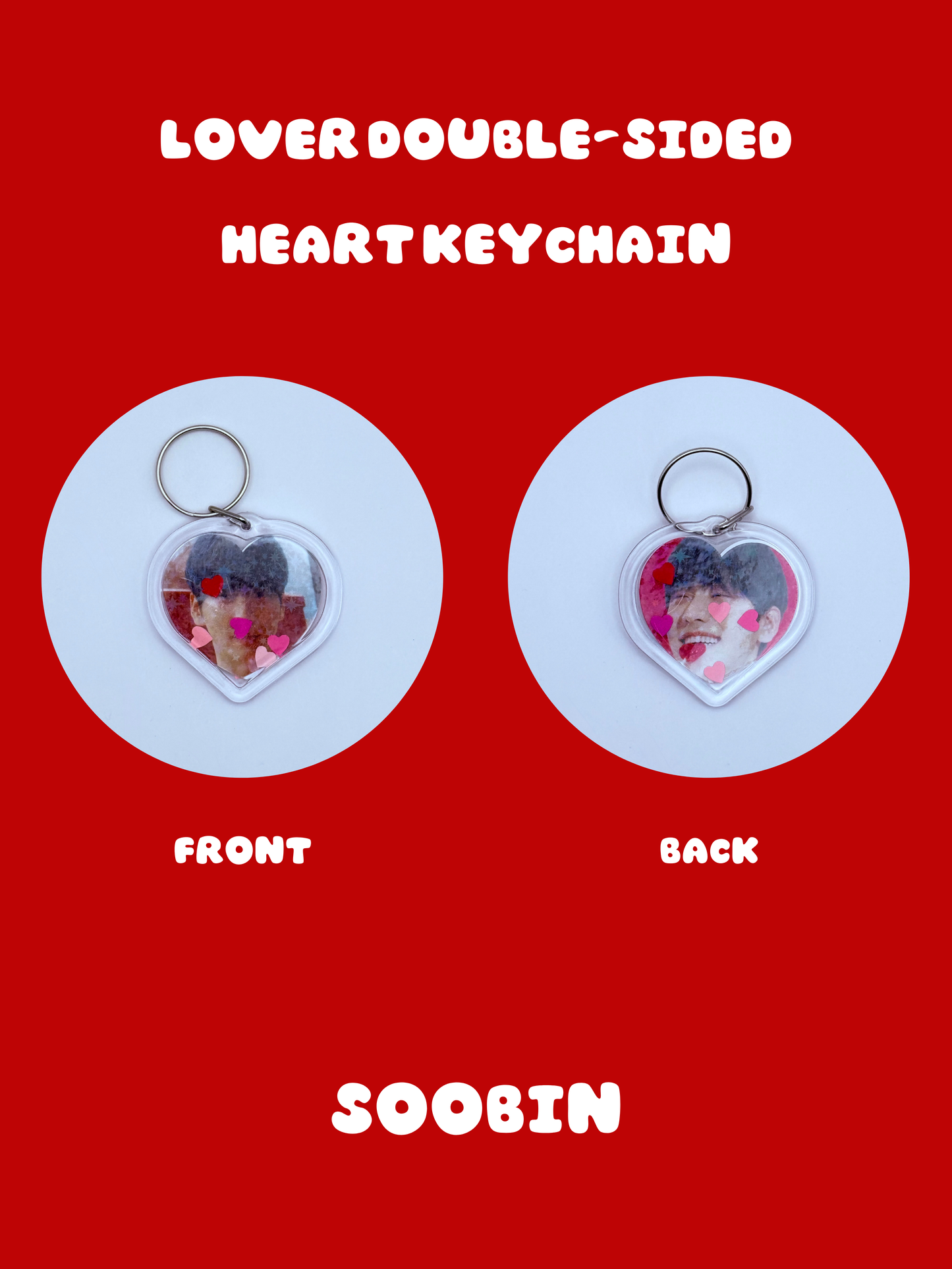 Tomorrow x Together The Star Chapter: Sanctuary Lover Heart-Shaped Acrylic Keychain