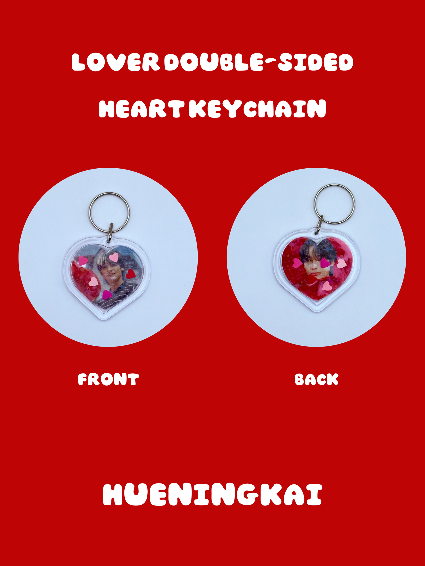 Tomorrow x Together The Star Chapter: Sanctuary Lover Heart-Shaped Acrylic Keychain
