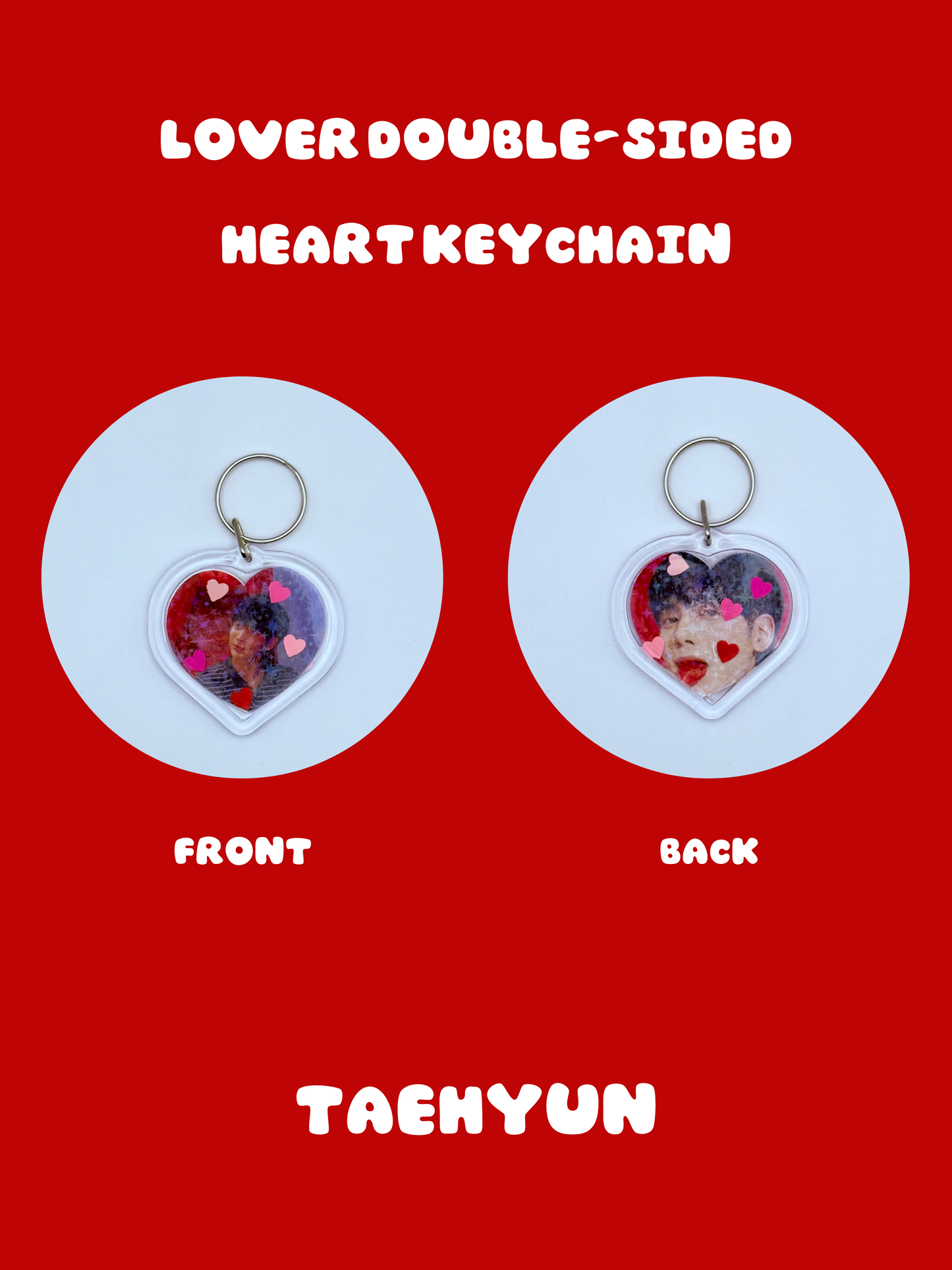 Tomorrow x Together The Star Chapter: Sanctuary Lover Heart-Shaped Acrylic Keychain