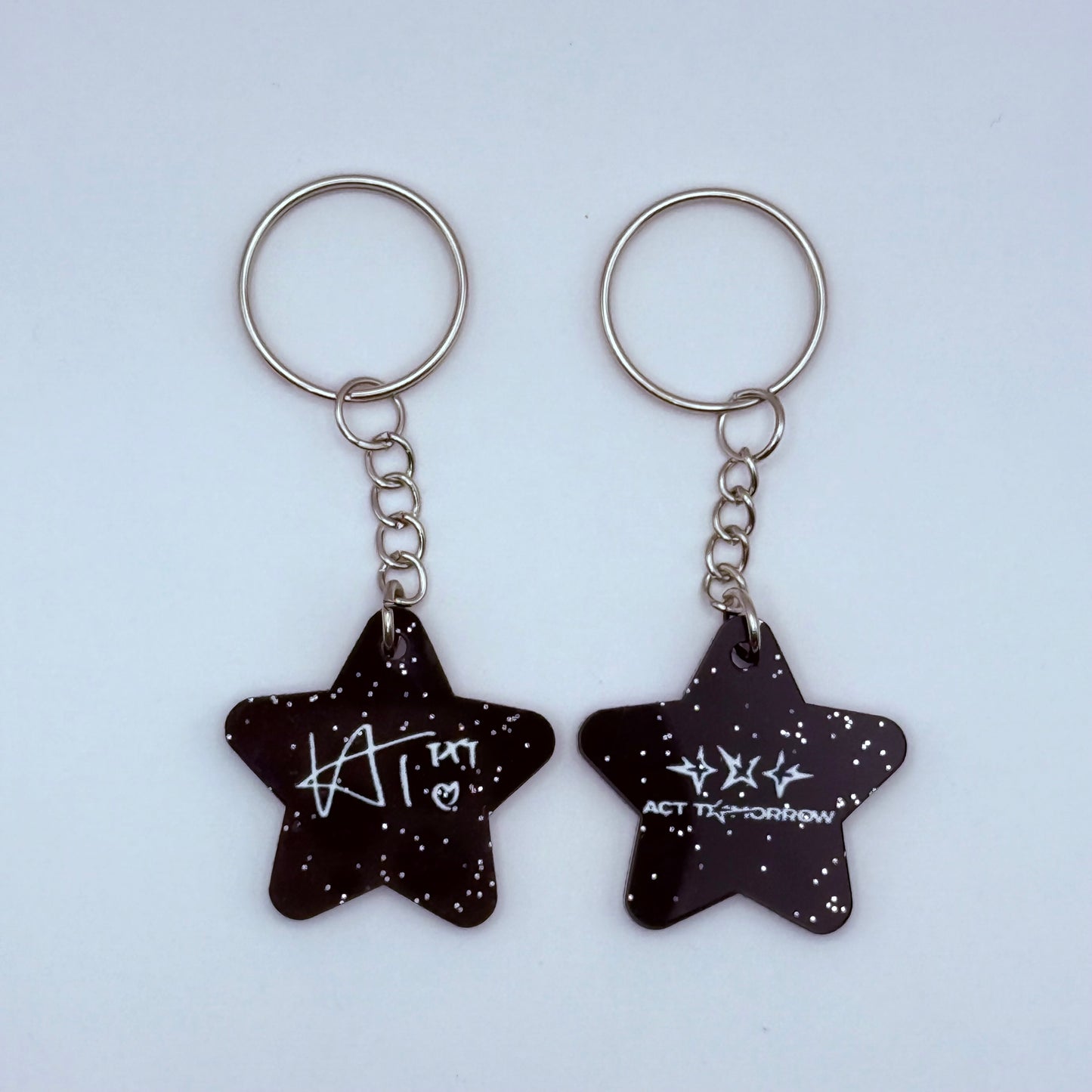 Tomorrow x Together Member Star-Shaped Act:Tomorrow Themed Acrylic Keychain