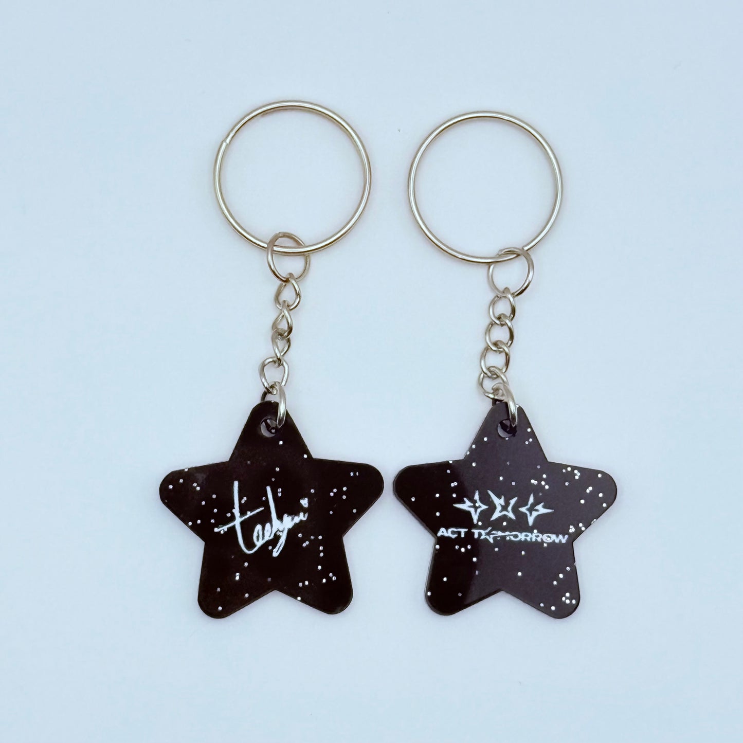 Tomorrow x Together Member Star-Shaped Act:Tomorrow Themed Acrylic Keychain