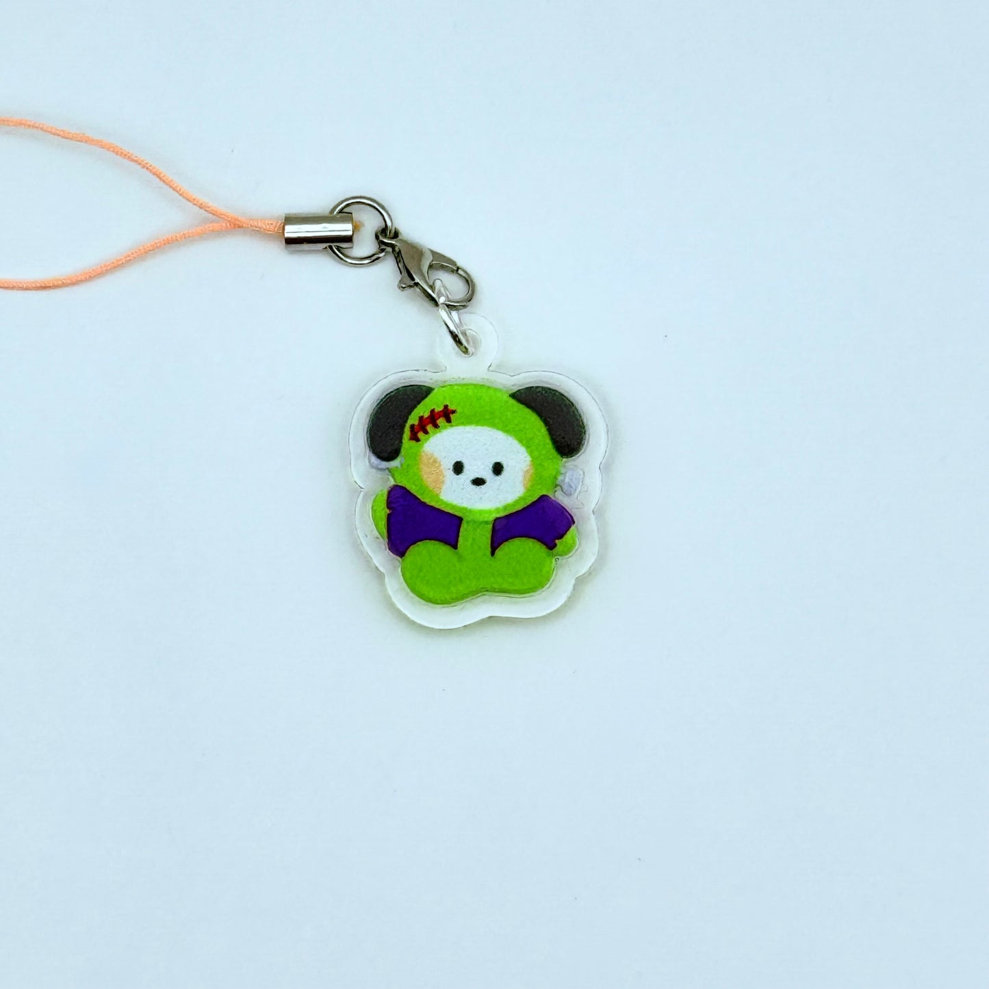Halloween BT21 Double-Sided Phone Charm