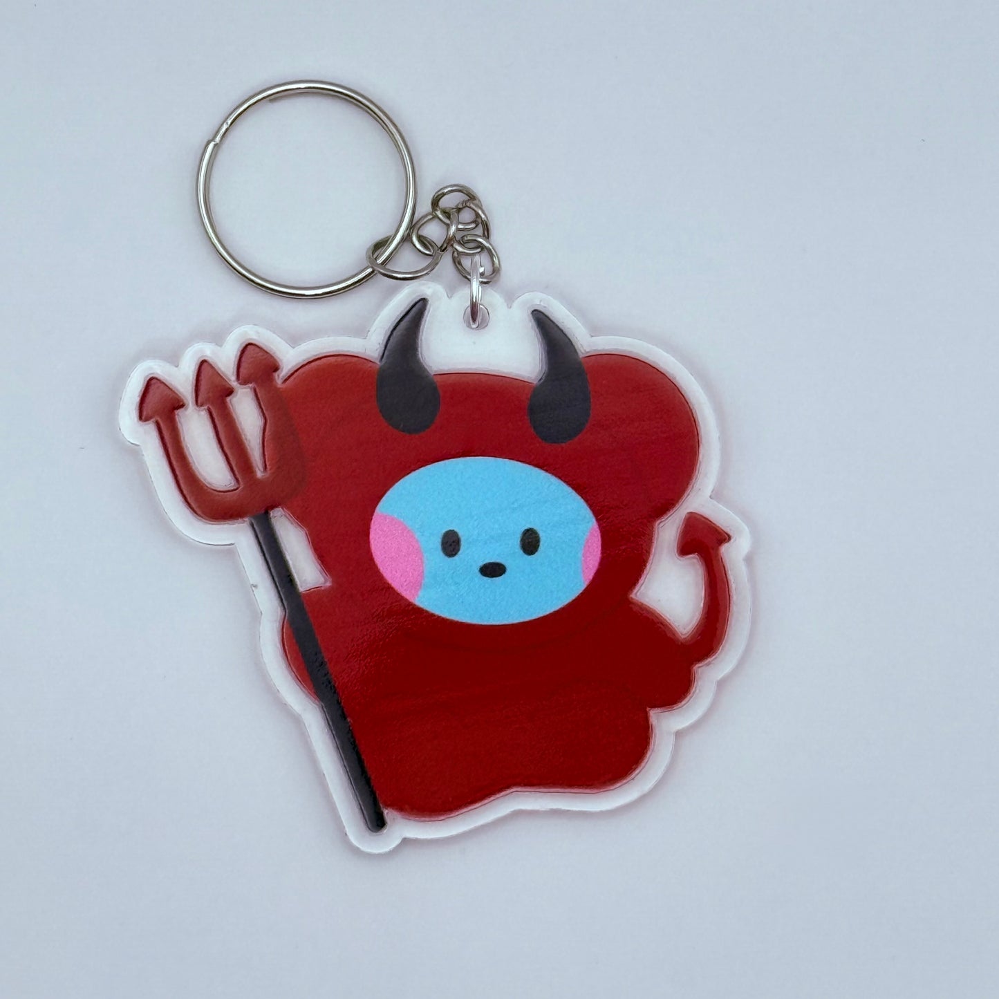 Halloween BT21 Double-Sided Acrylic Keychain