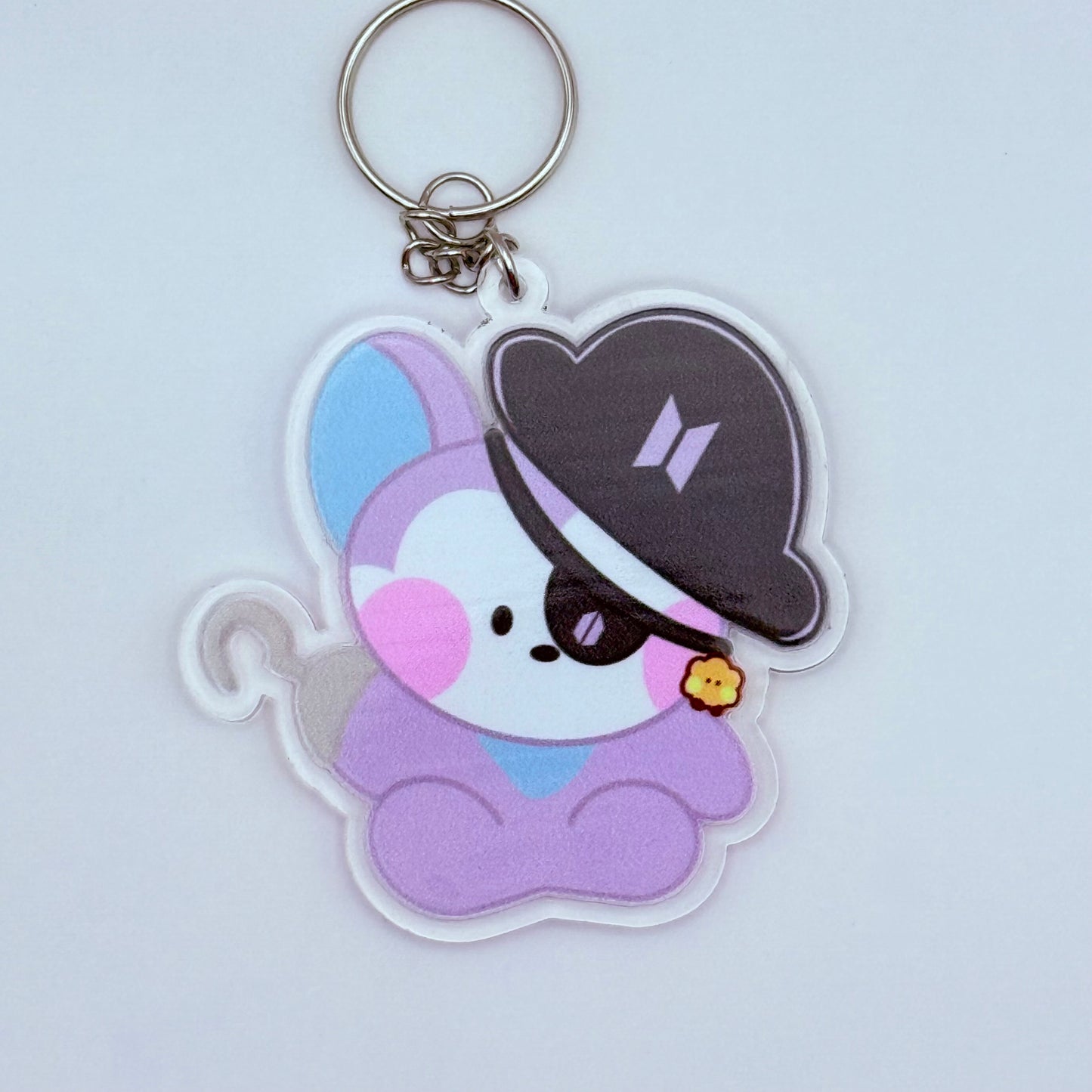 Halloween BT21 Double-Sided Acrylic Keychain