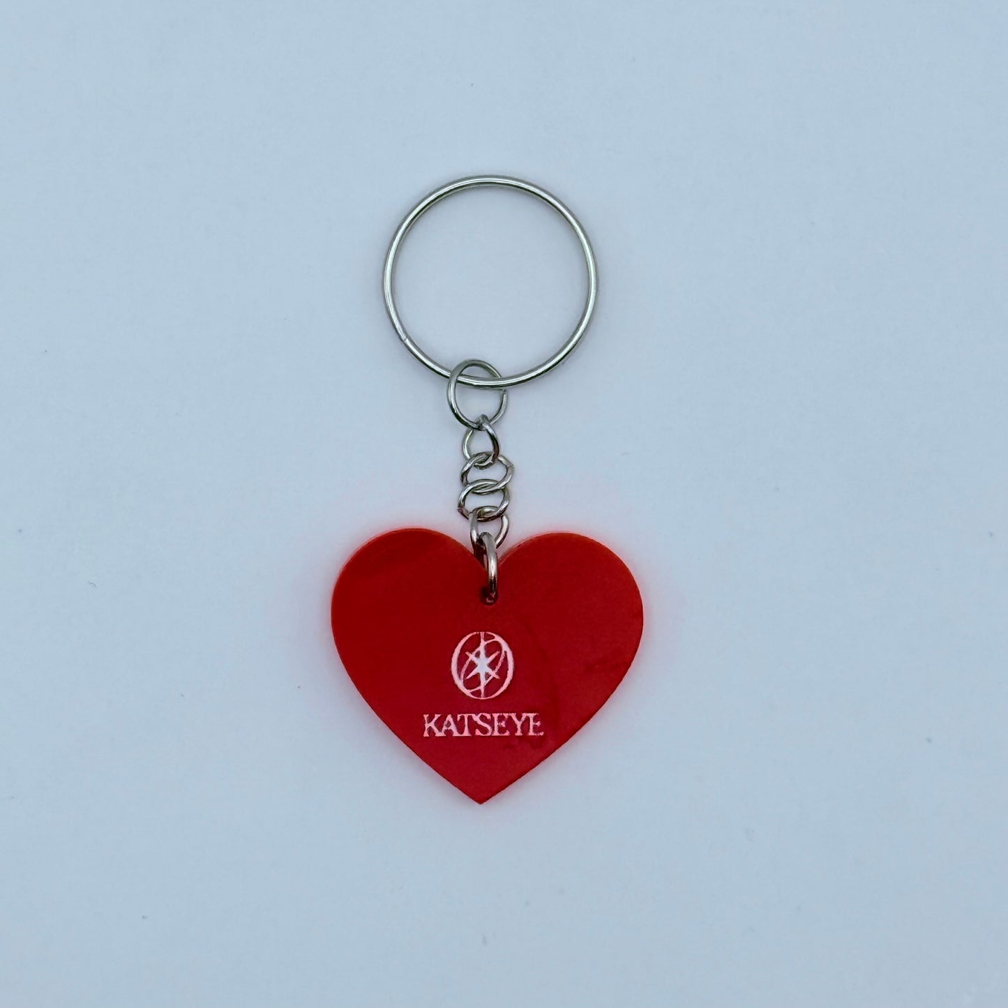 KATSEYE Member Heart-Shaped Acrylic Keychain