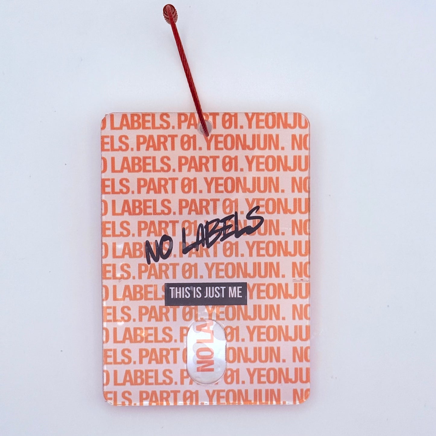 Tomorrow x Together Yeonjun No Labels Part 01 Acrylic Photocard Holder