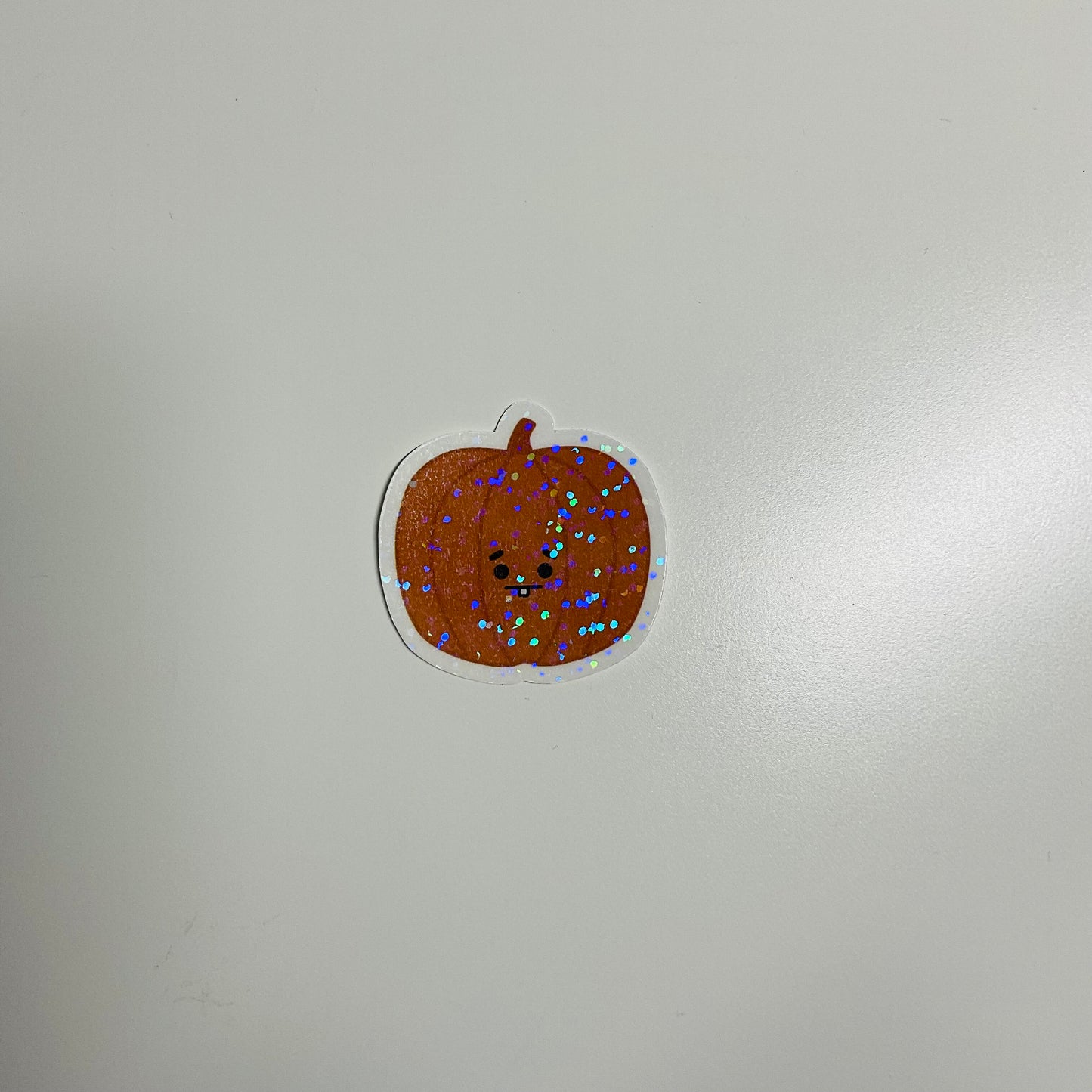 BT21 Pumpkin Themed Holographic Sticker