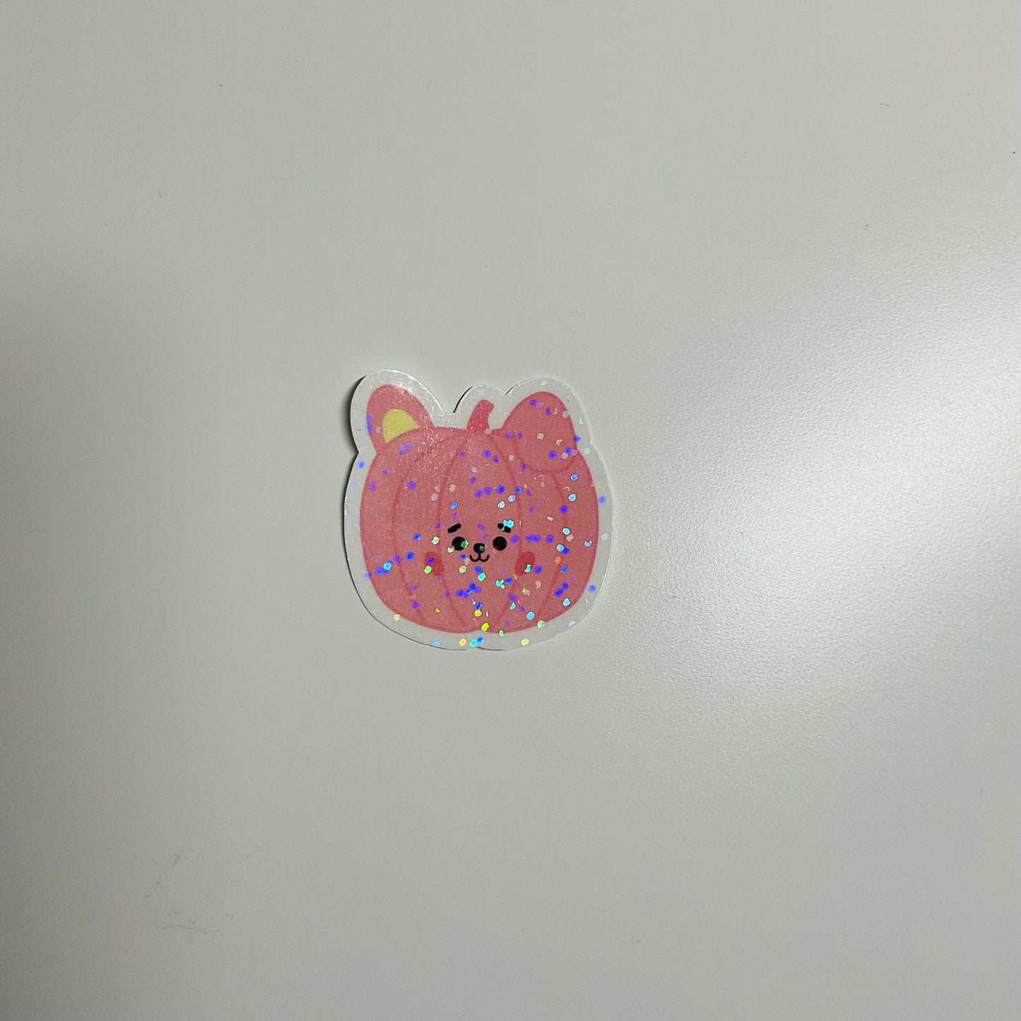 BT21 Pumpkin Themed Holographic Sticker