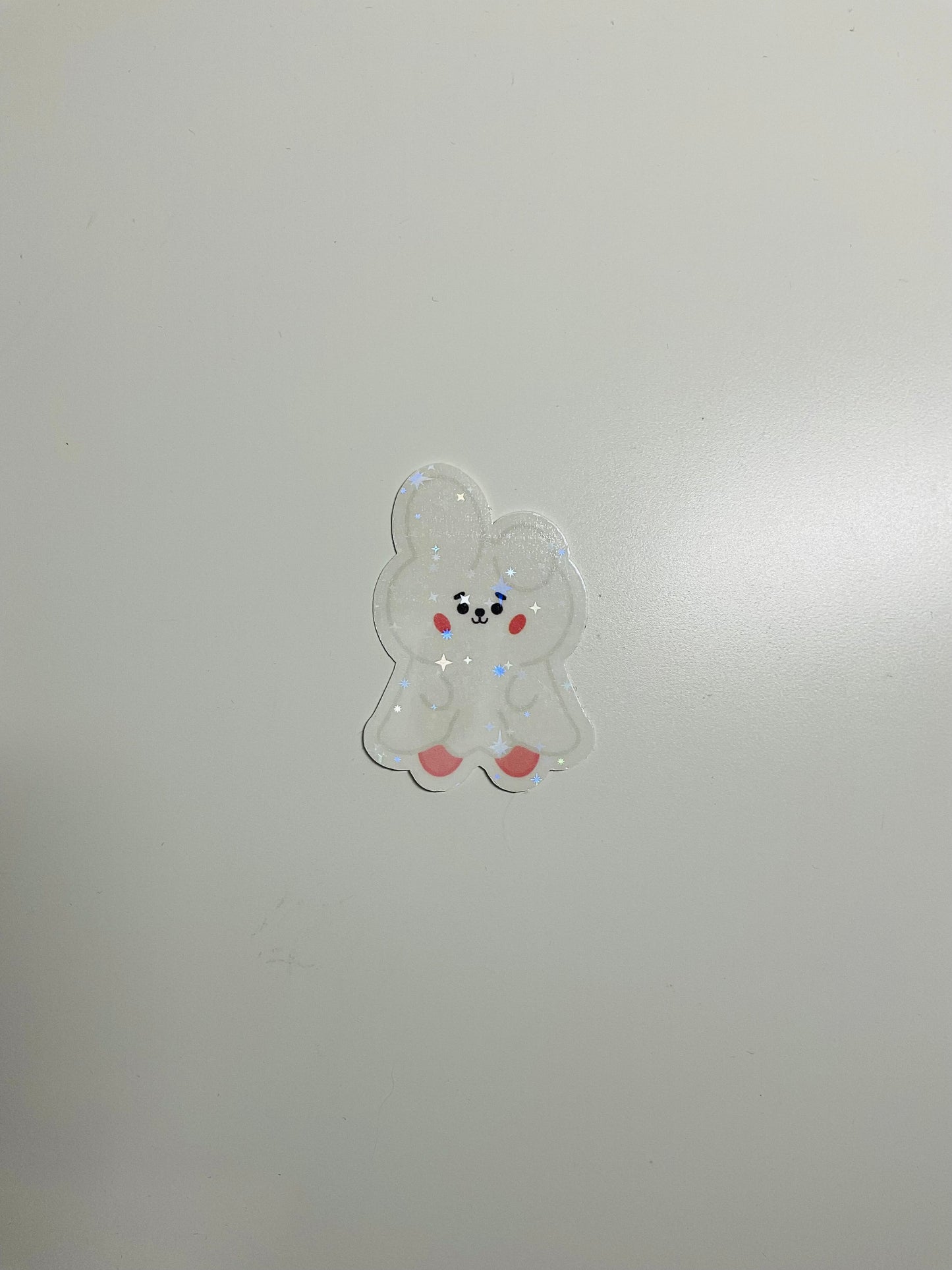 BT21 Ghost Themed Holographic Sticker