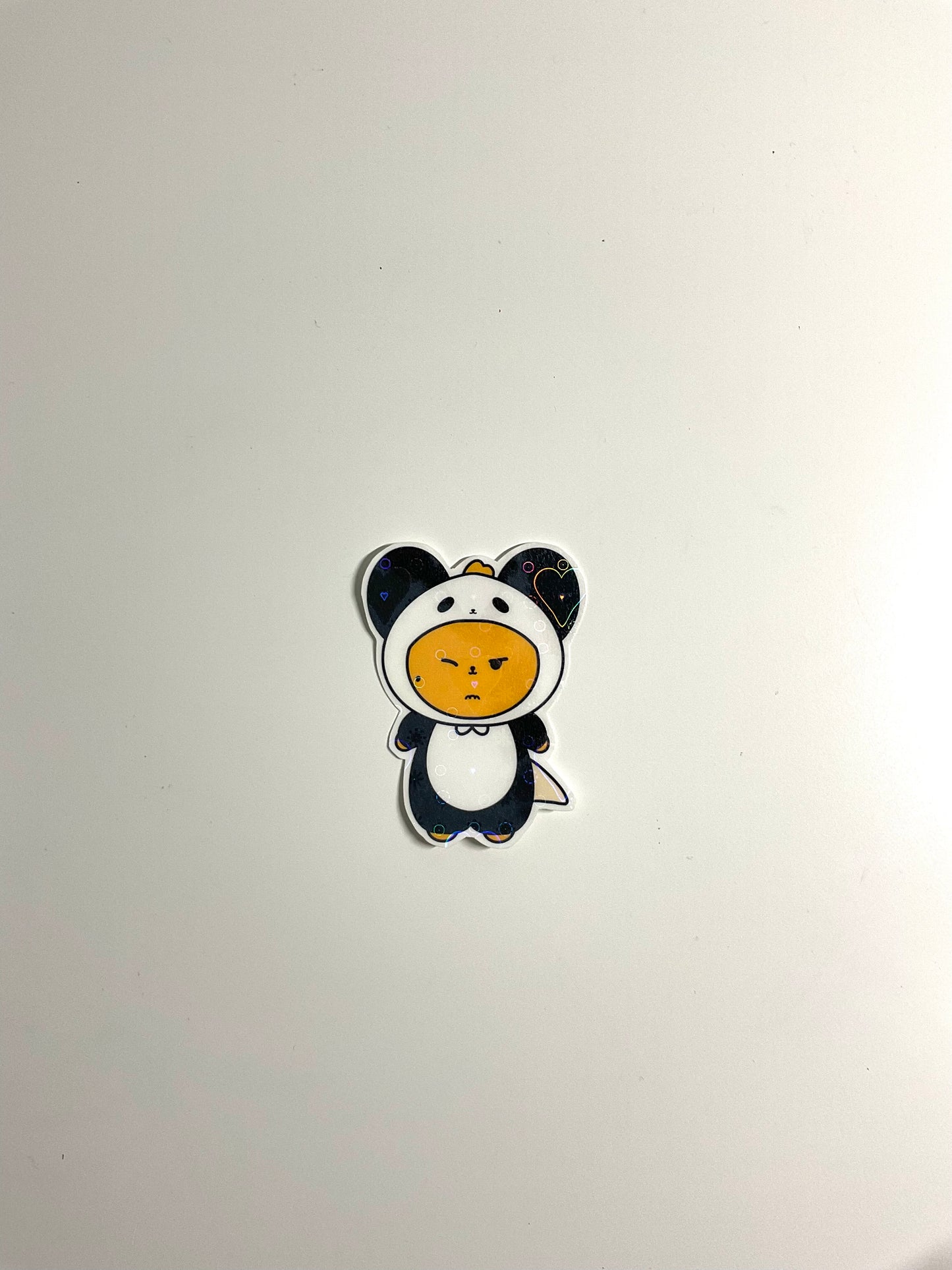 PPULBATU Hwangchoon Panda Onesie Holographic Sticker