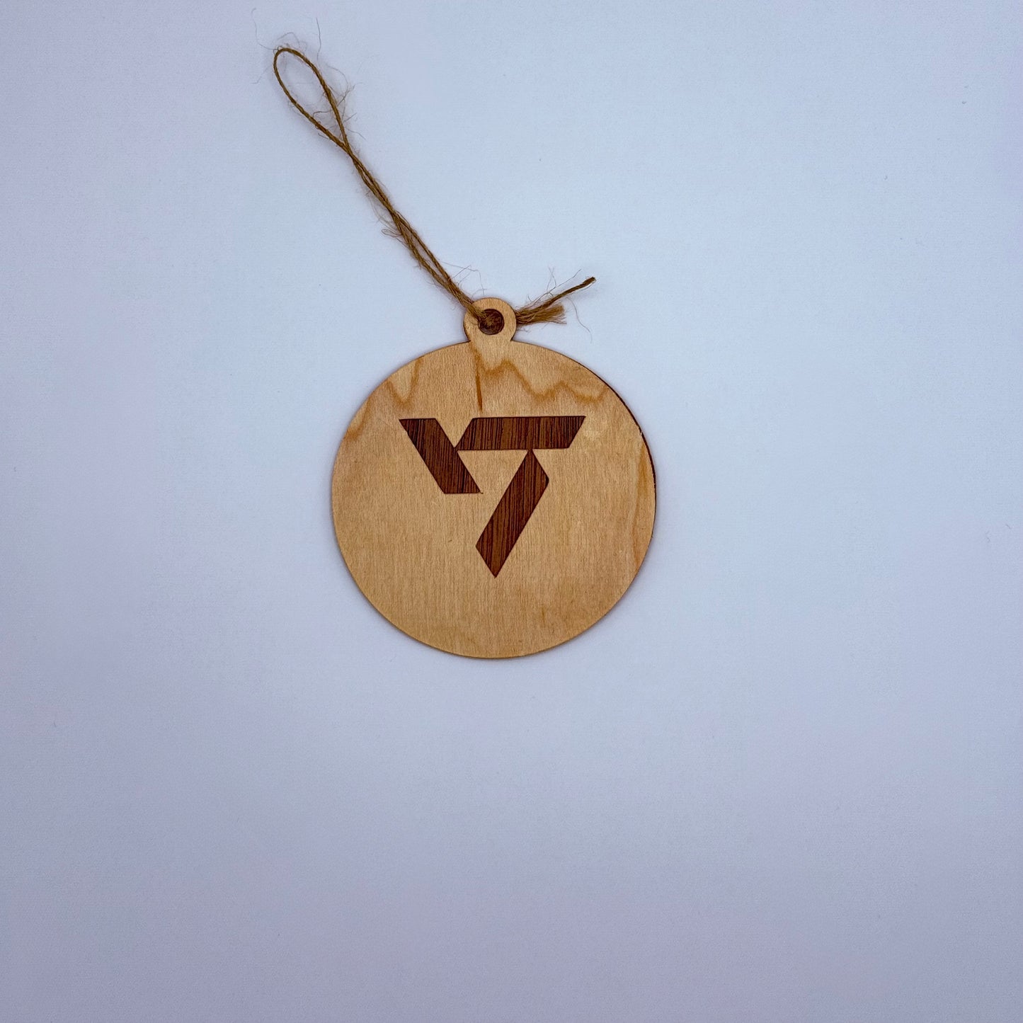 Seventeen Christmas Wood Veneer Ornament