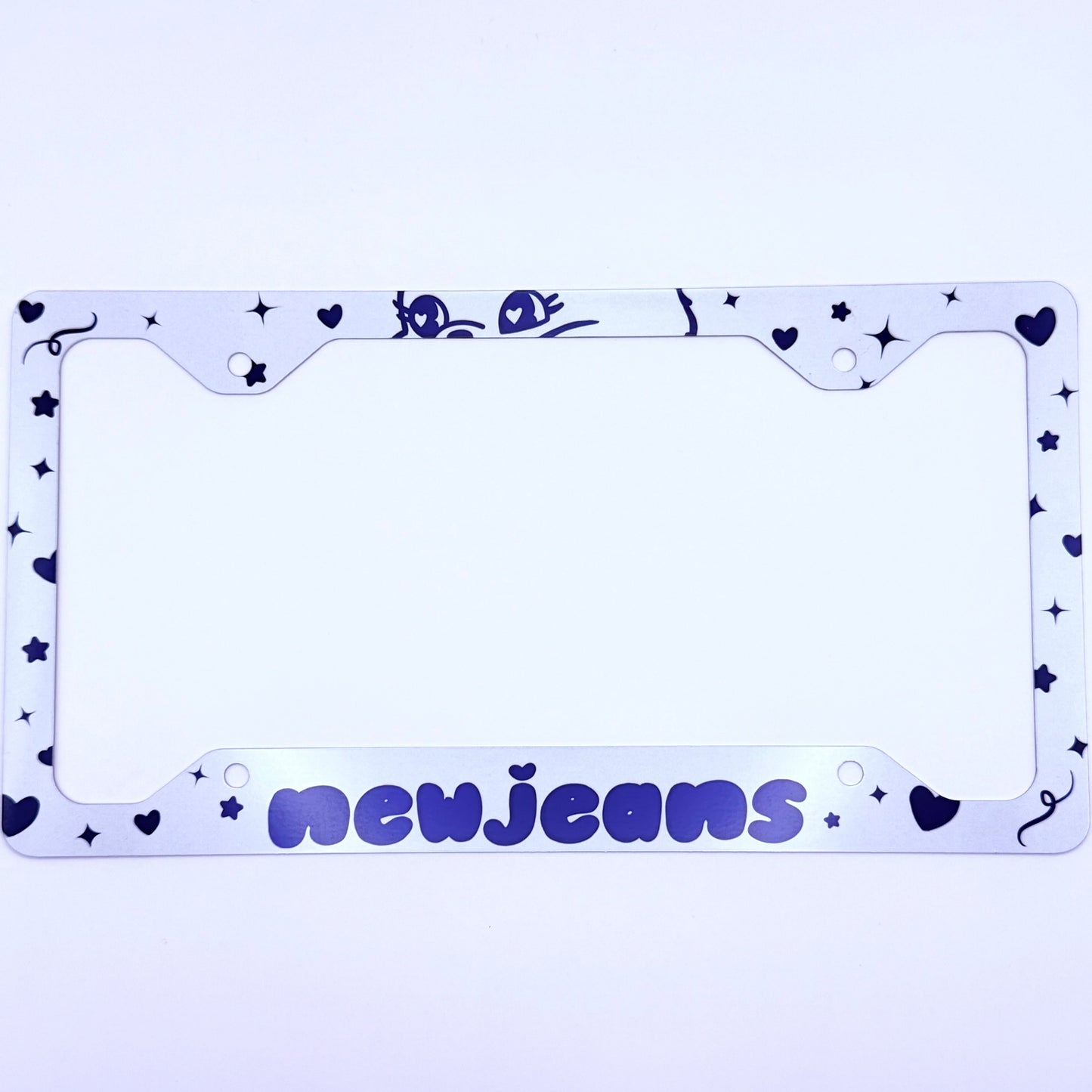 Cute NewJeans Inspired License Plate Frame