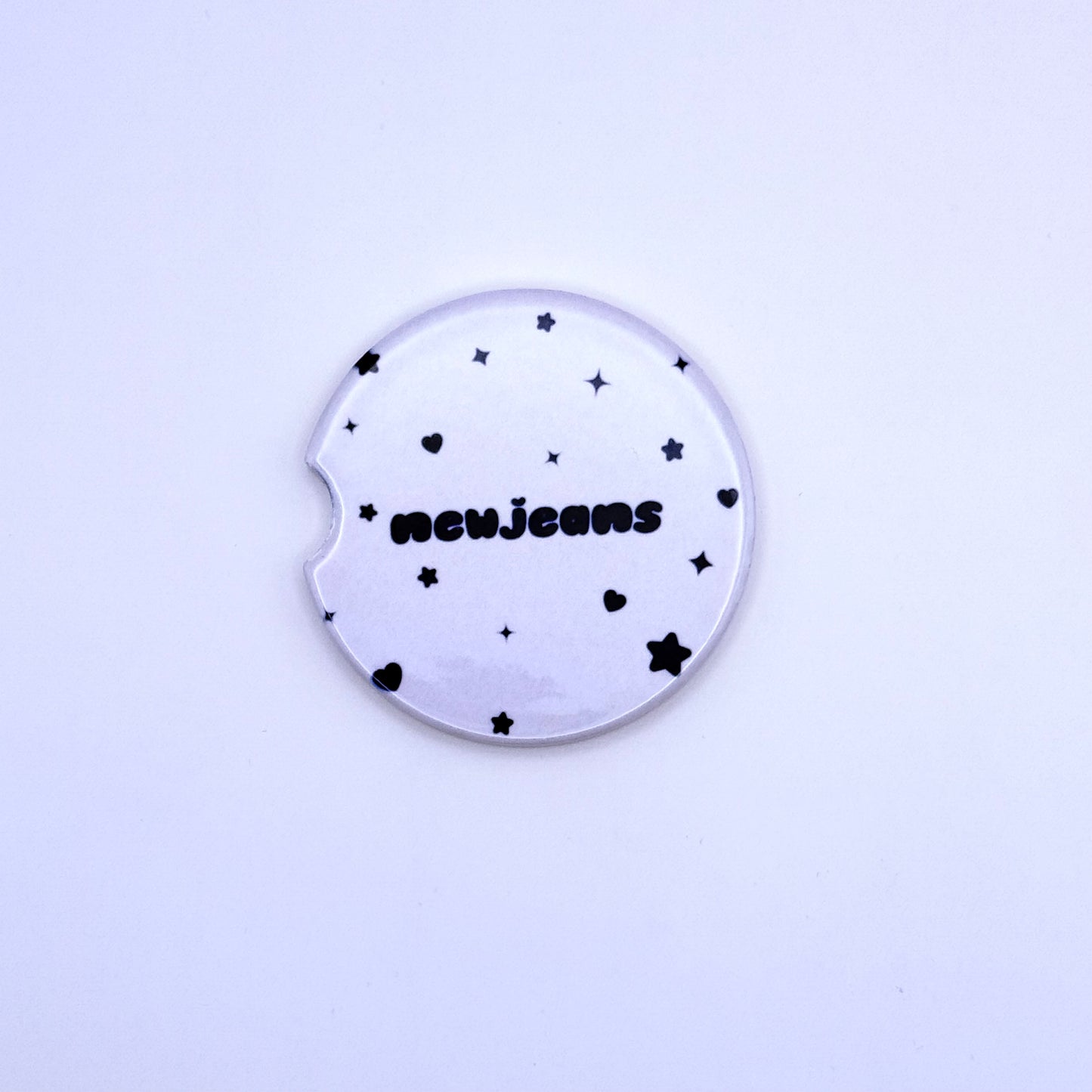 Cute NewJeans Inspired License Plate Frame & Car Coaster Bundle