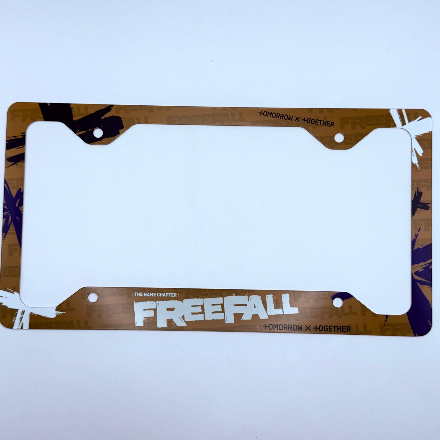 Tomorrow x Together The Name Chapter: Freefall Inspired License Plate Frame & Car Coaster Bundle