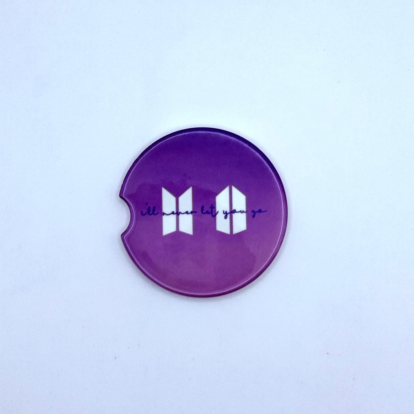 BTS Jimin Closer Than This Ceramic Car Coaster