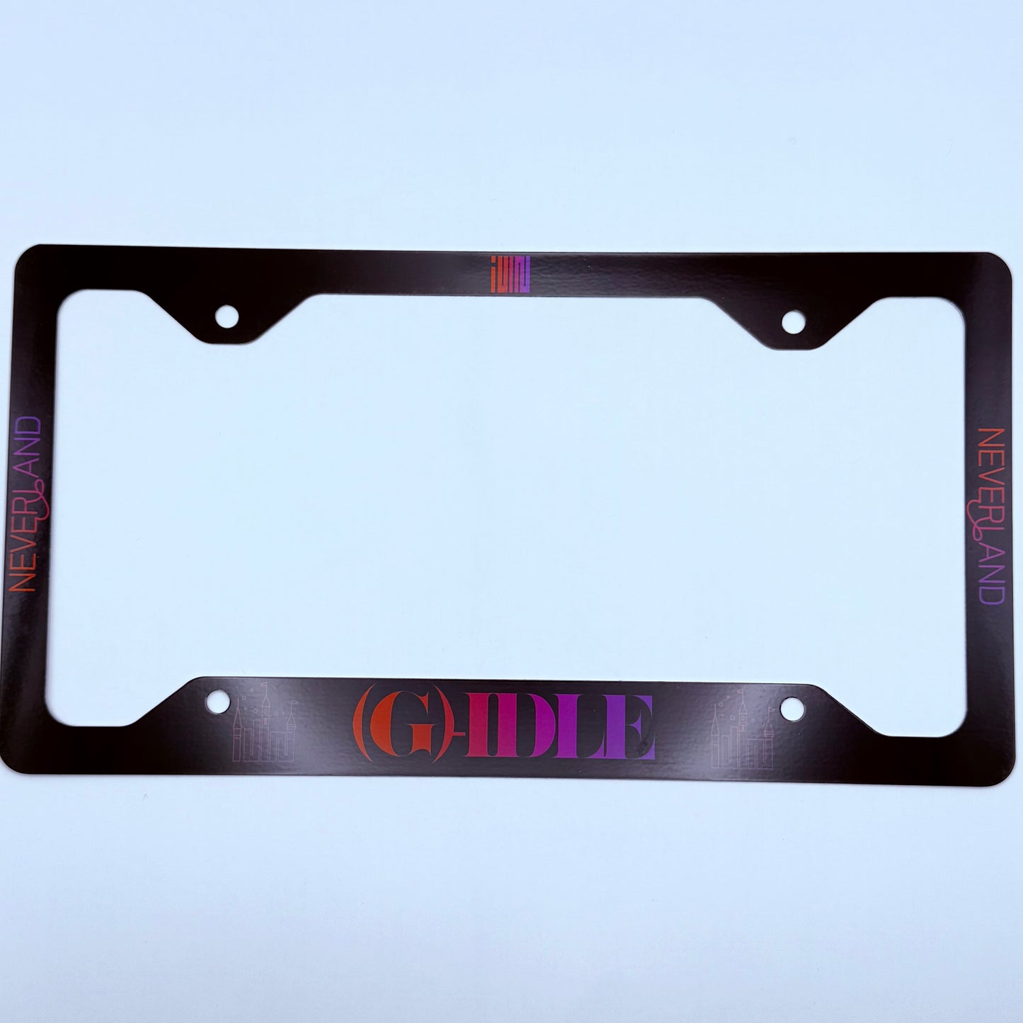 (G)I-DLE Themed License Plate Frame
