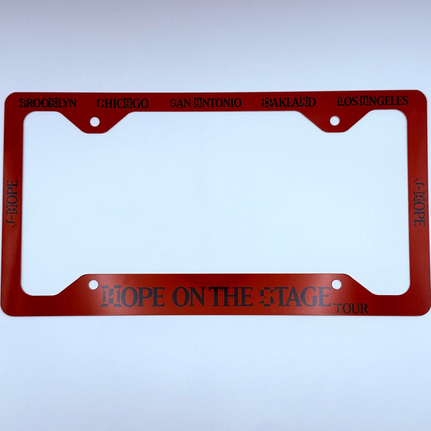 BTS J-Hope Hope on the Stage Inspired License Plate Frame
