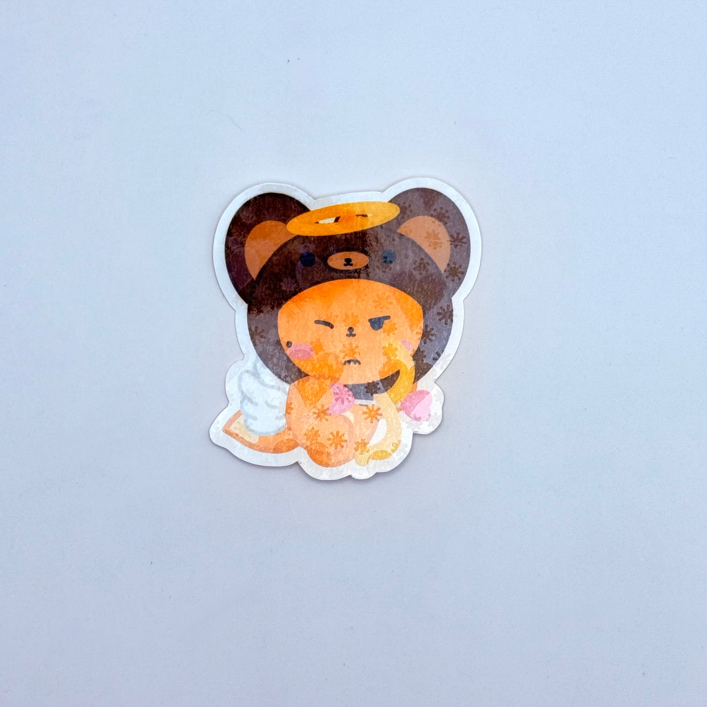 PPULBATU Cupid Themed Holographic Sticker