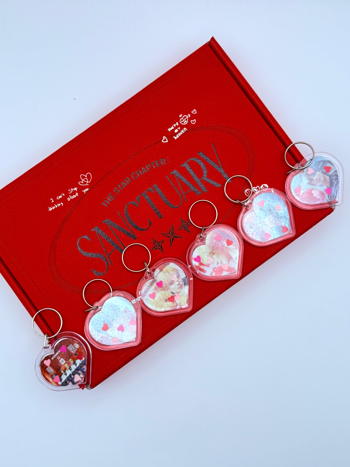 Tomorrow x Together The Star Chapter: Sanctuary Lover Heart-Shaped Acrylic Keychain