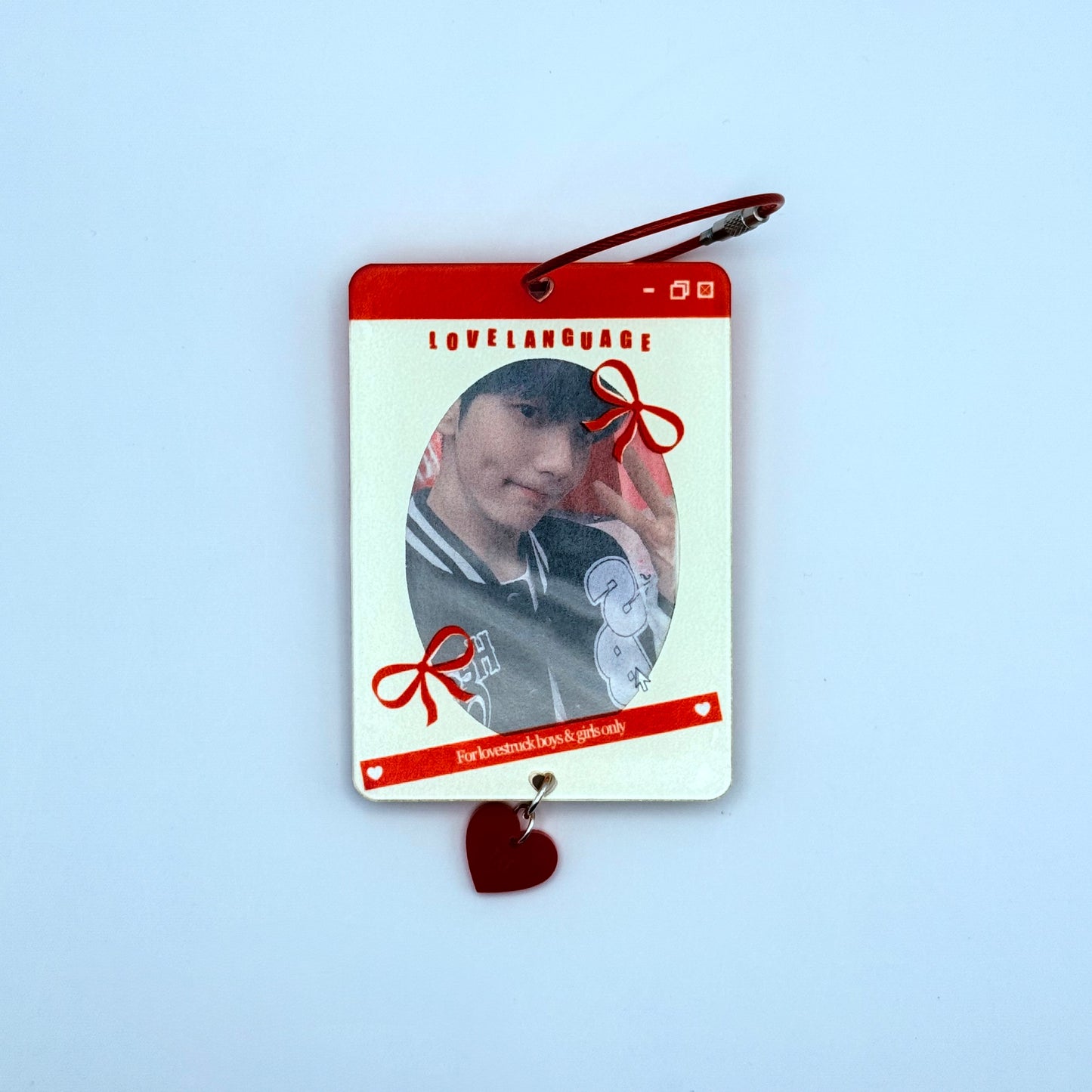 Tomorrow x Together Love Language Acrylic Photocard Holder