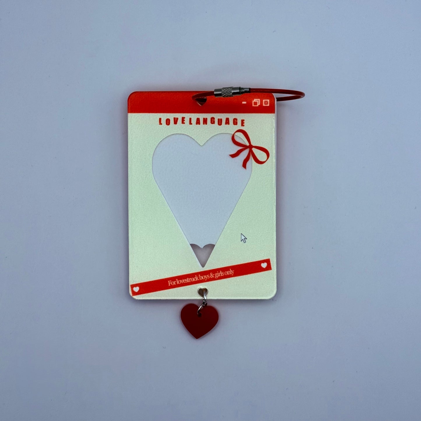 Tomorrow x Together Love Language Acrylic Photocard Holder