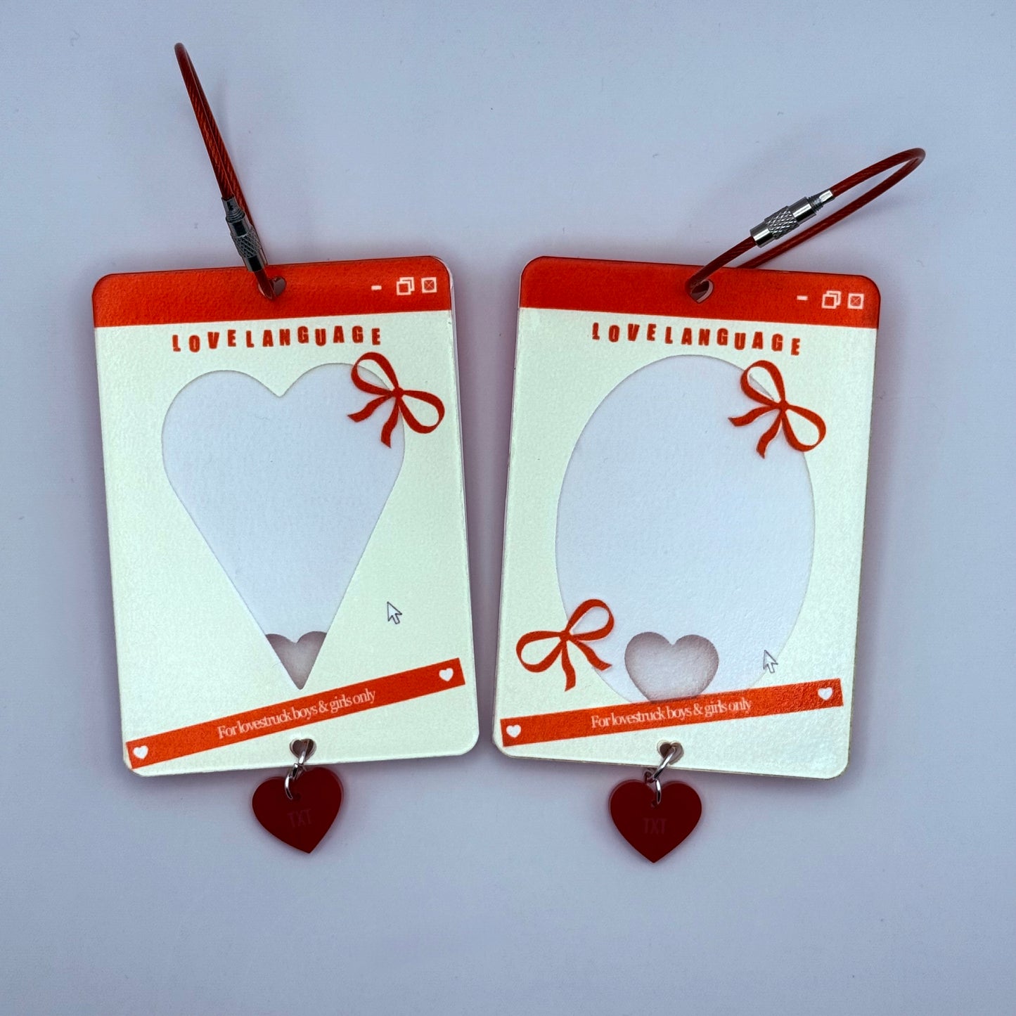 Tomorrow x Together Love Language Acrylic Photocard Holder