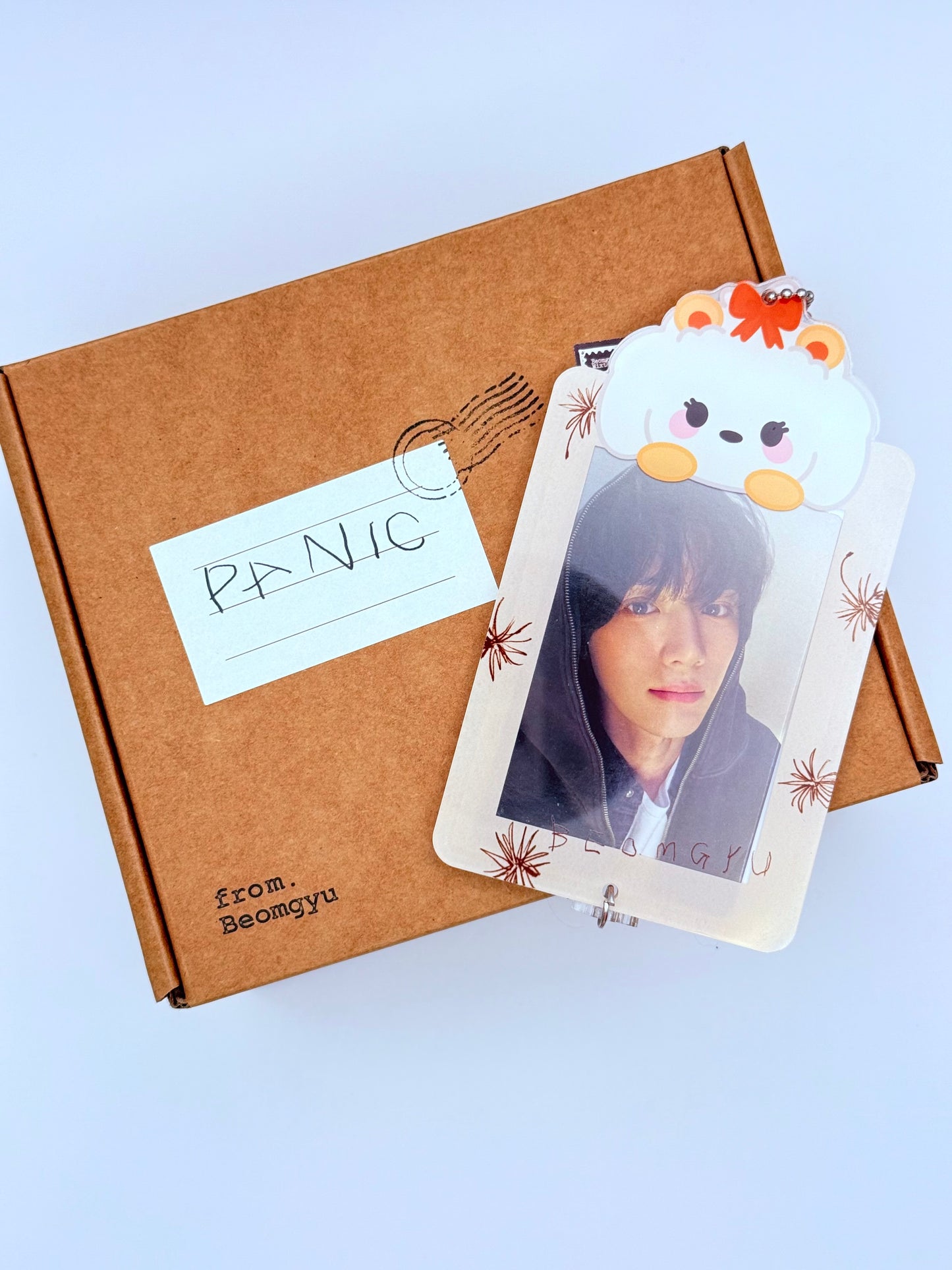 Tomorrow x Together Beomgyu Panic Inspired Photocard Holder