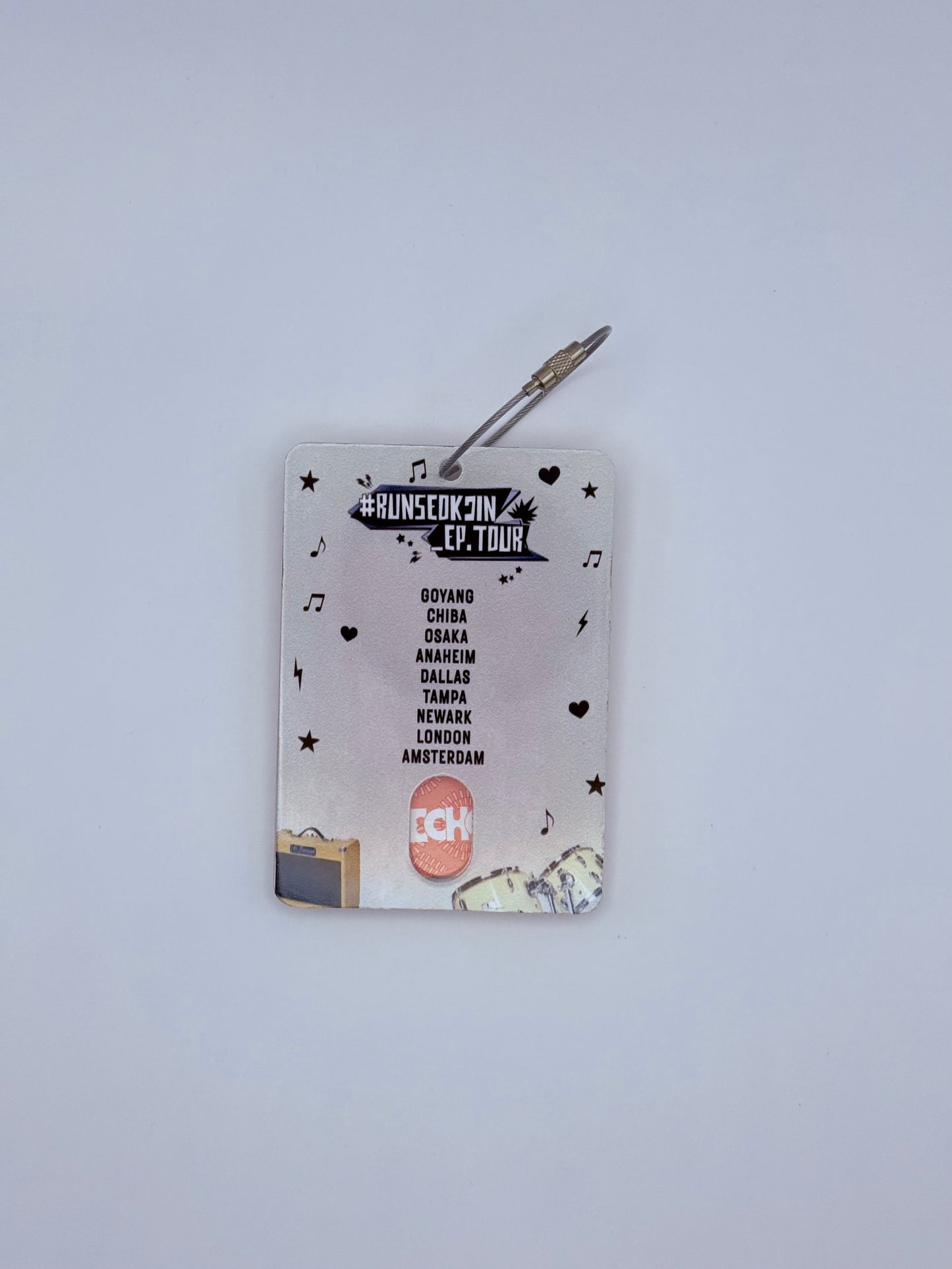 BTS Jin #RUNSEOKJIN_EP TOUR Acrylic Photocard Holder
