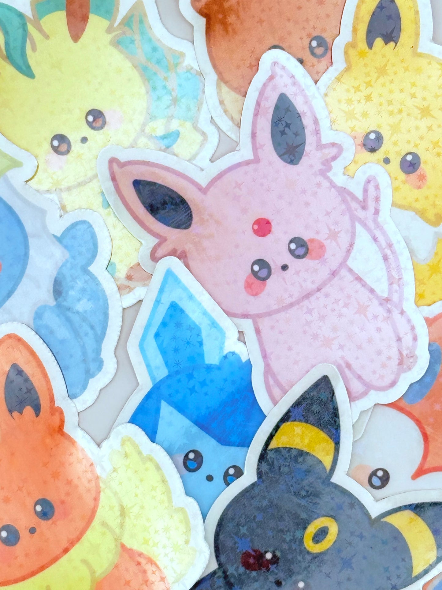 Eeveelution 2.75" Holographic Sticker