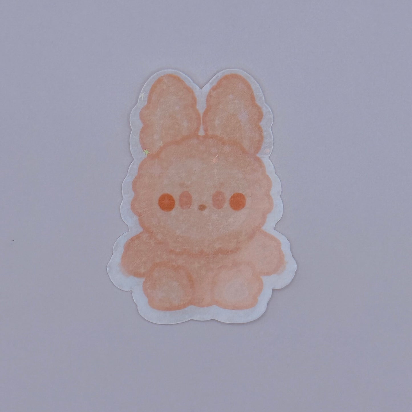 Labubu Have a Seat Holographic Sticker