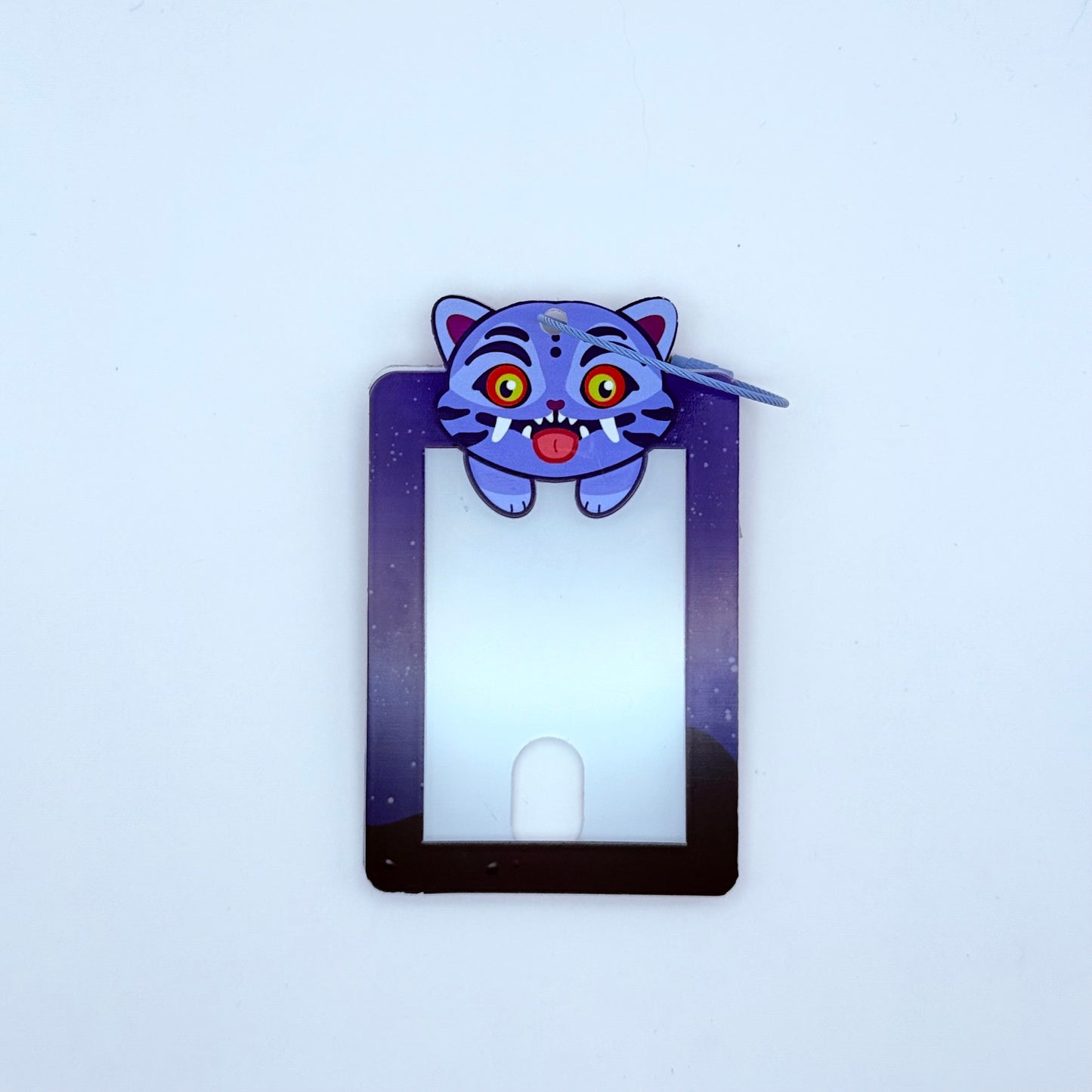 Derpy Demon Tiger Inspired Acrylic Photocard Holder