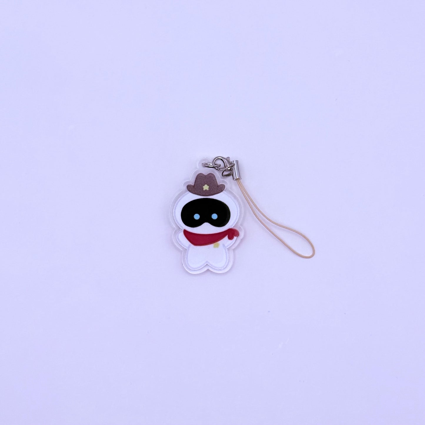 BT21 Cowboy RJ and Wootteo Double-Sided Phone Charm