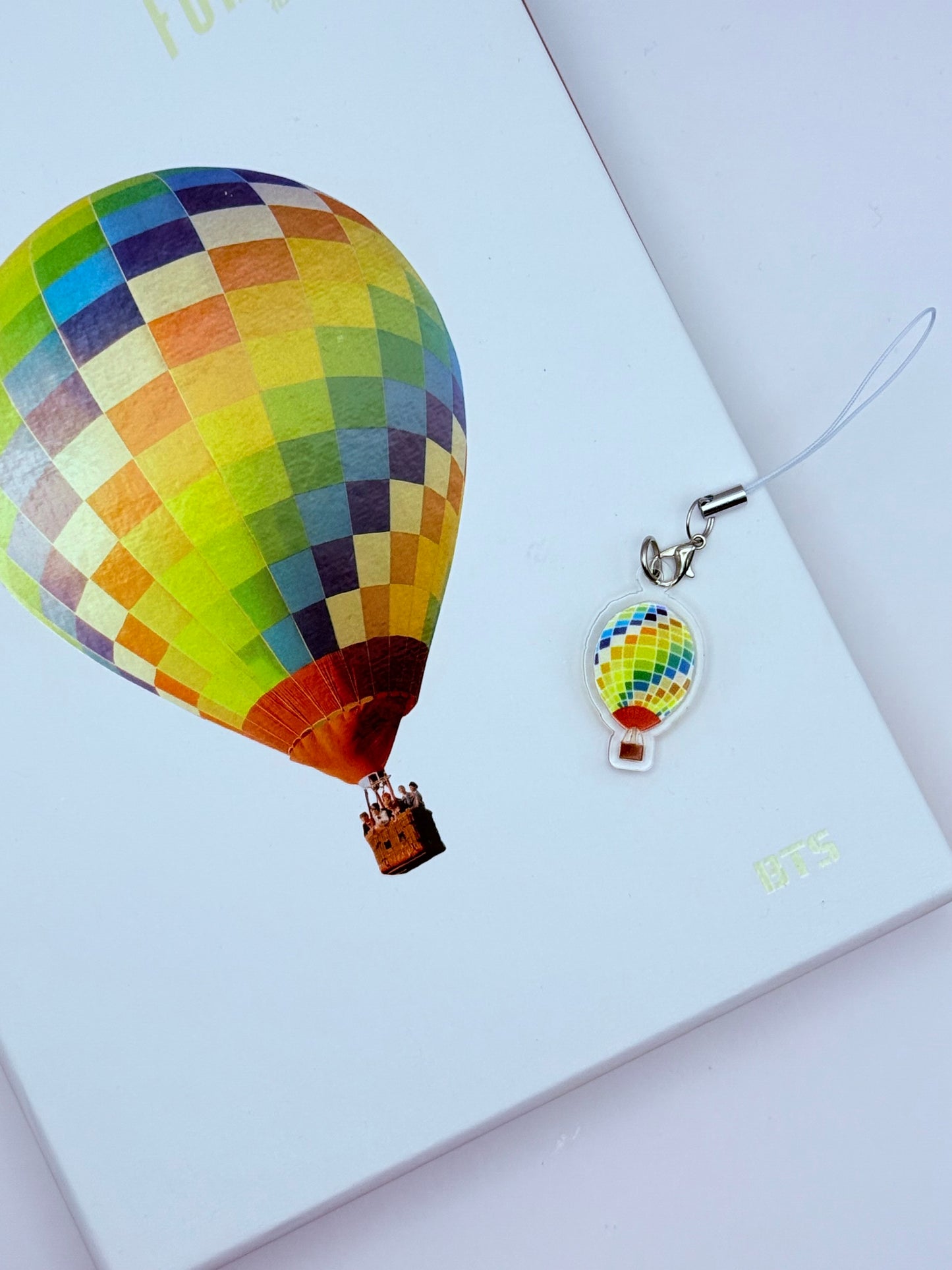 BTS Young Forever Hot Air Balloon Double-Sided Phone Charm
