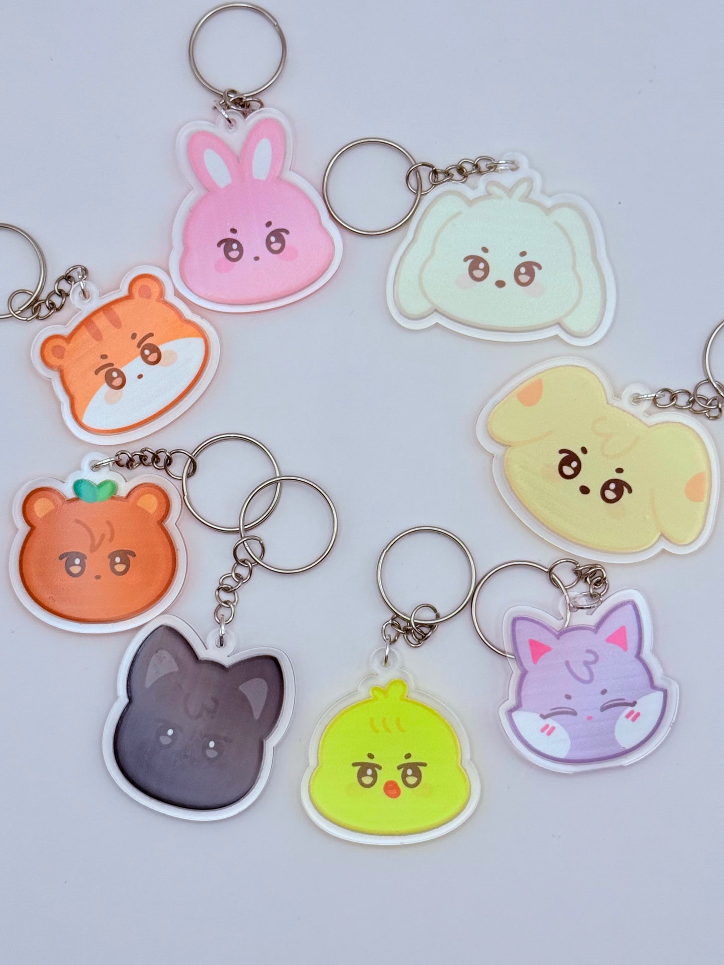 ANITEEZ Double-Sided Acrylic Keychain