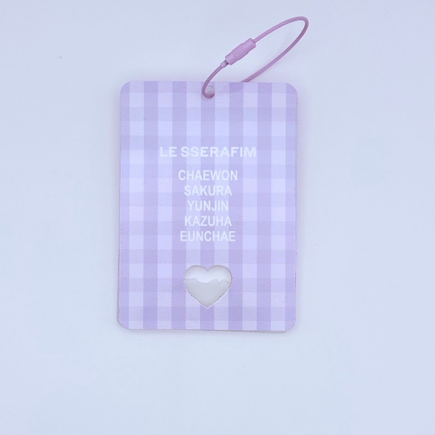 LE SSERAFIM Themed Acrylic Photocard Holder