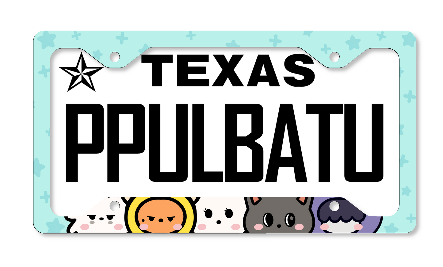 Tomorrow x Together PPULBATU Themed License Plate Frame