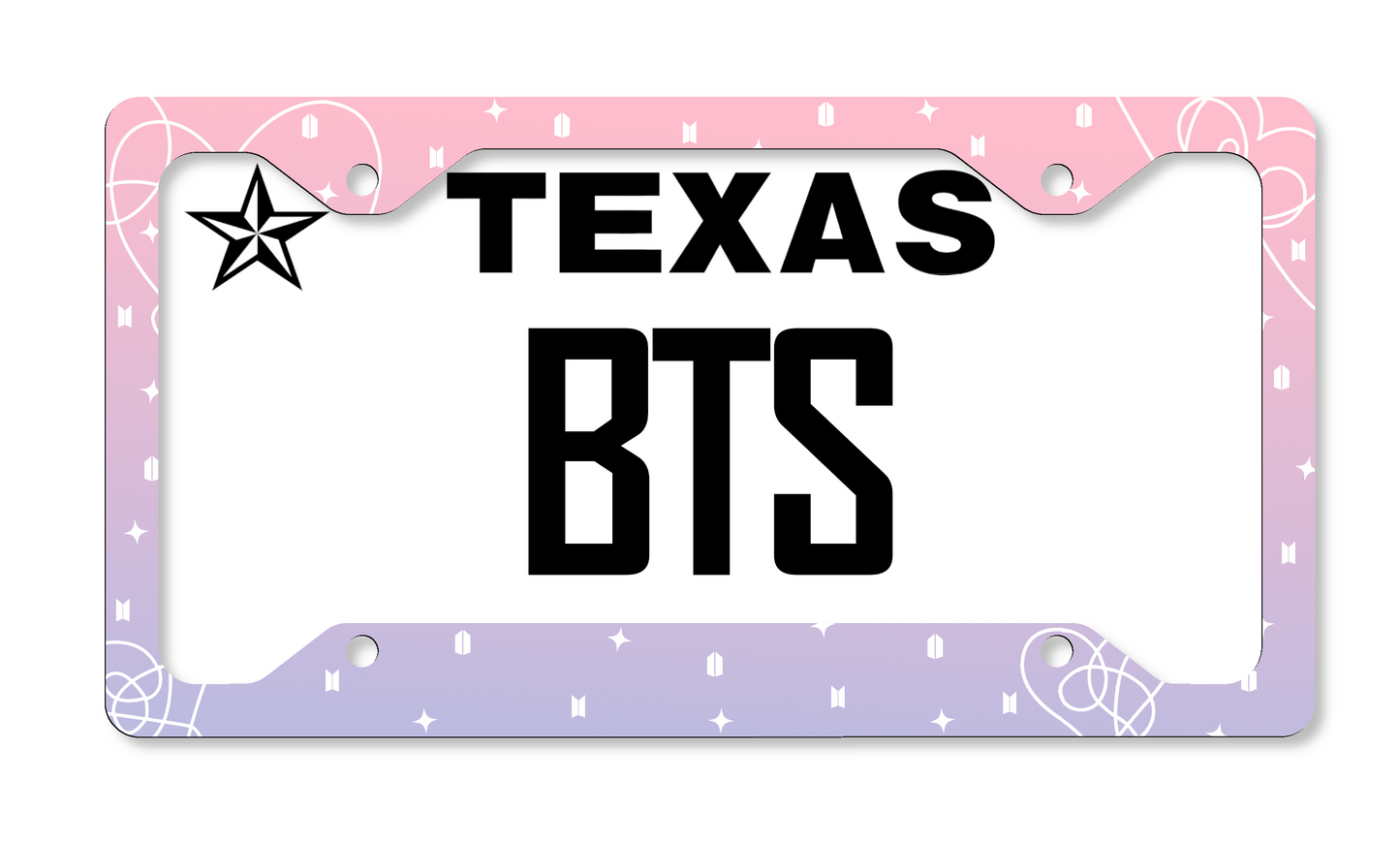 BTS Love Yourself: Answer Inspired License Plate Frame