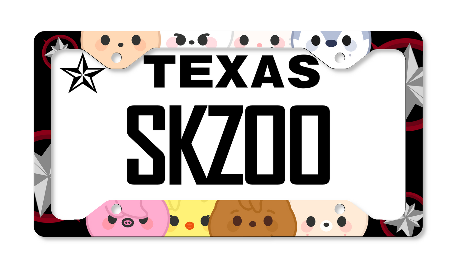 SKZOO Inspired License Plate Frame