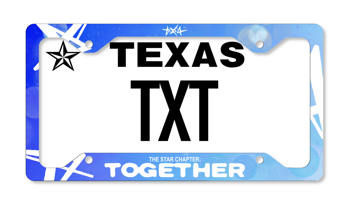 Tomorrow x Together The Star Chapter: Together Inspired License Plate Frame
