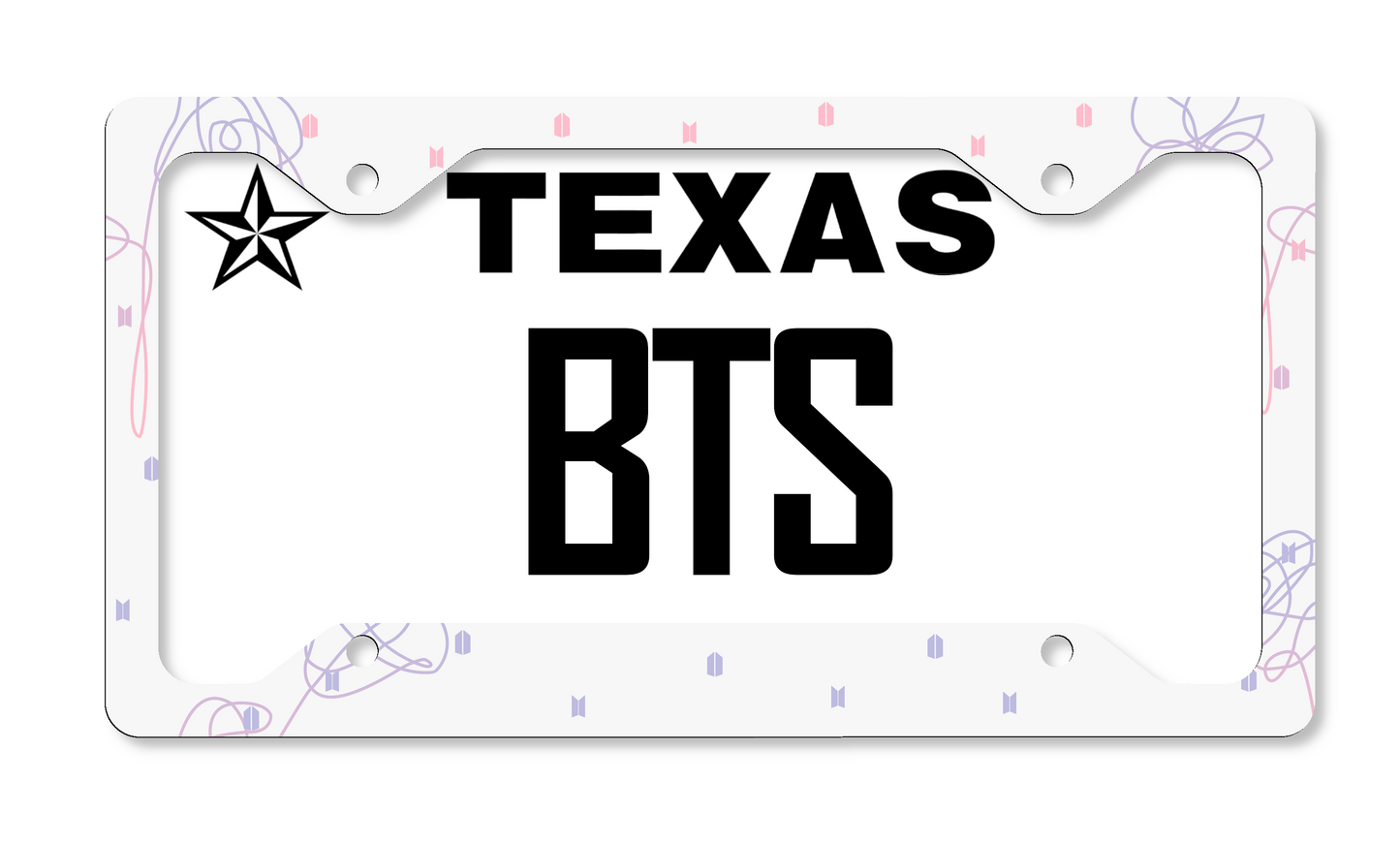 BTS Love Yourself: Her Inspired License Plate Frame