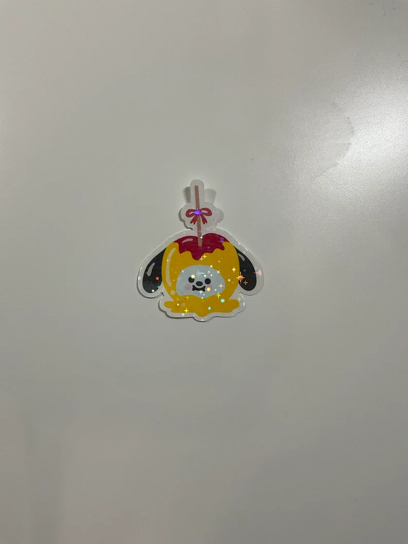 Candy Apple BT21 Holographic Sticker