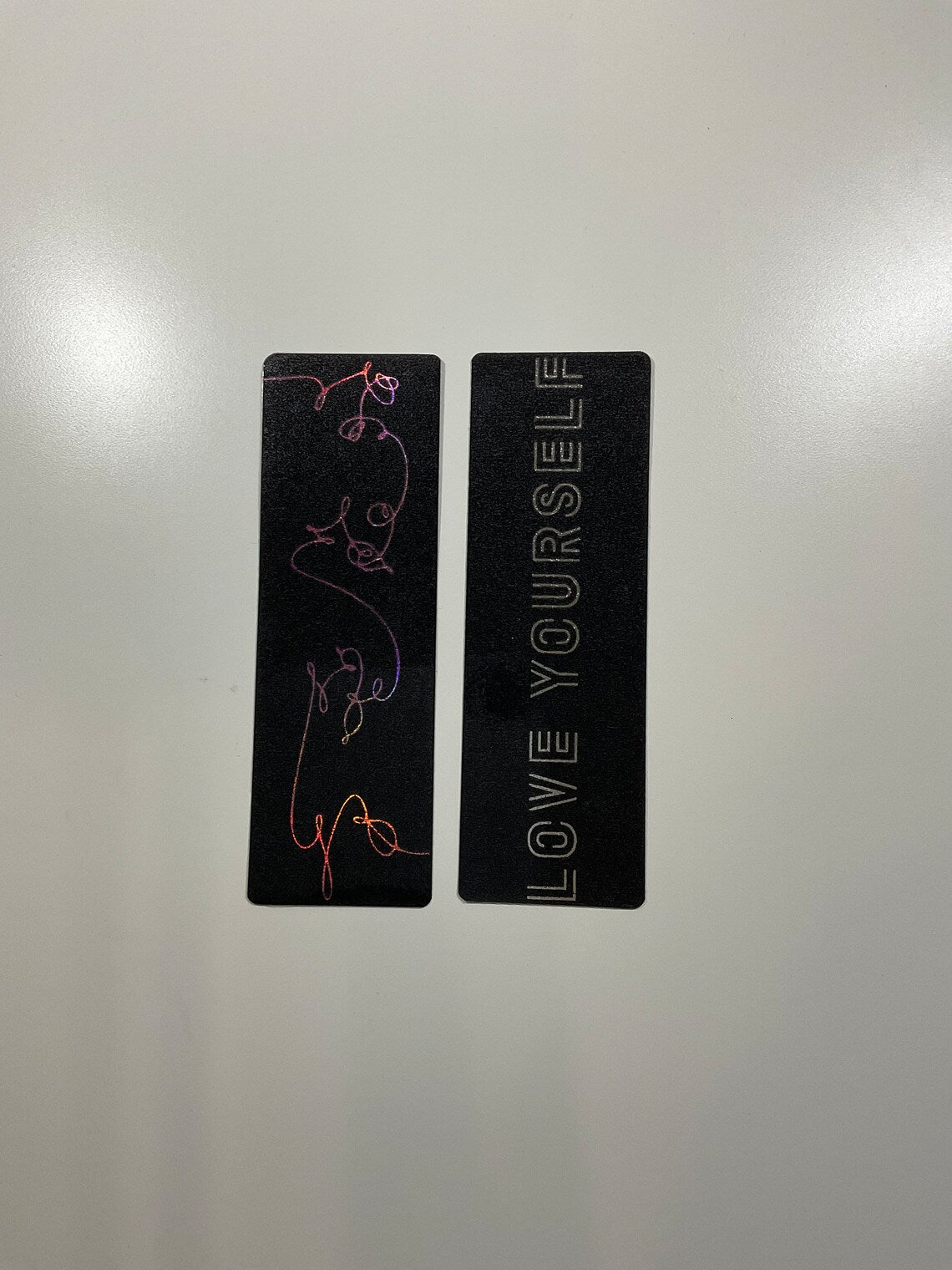 BTS Love Yourself Trilogy (Her, Tear, & Answer) Double Sided Foiled Bookmark