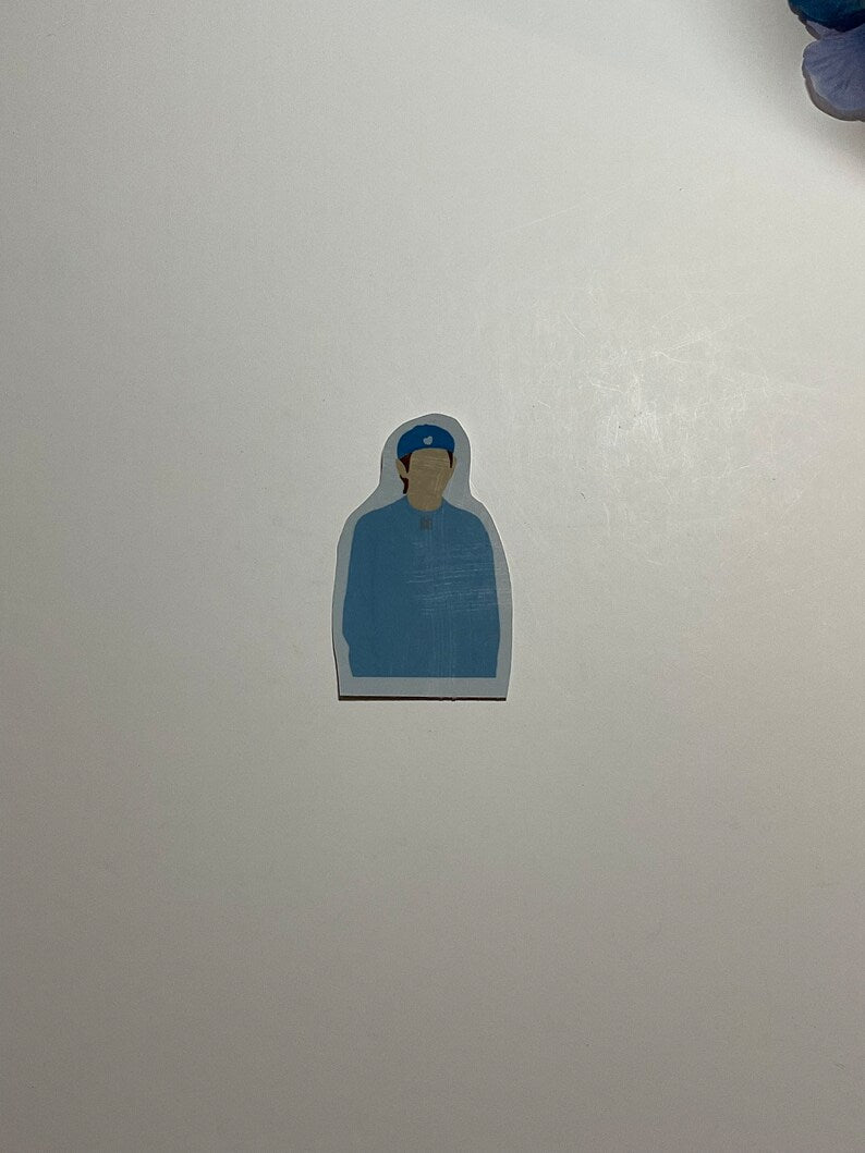 BTS - RM | Jin | Suga | J-Hope | Jimin | V | Jungkook Holographic Die Cut Stickers