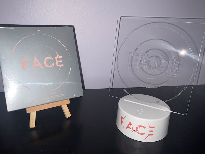 BTS Jimin FACE Album Logo LED Night Light