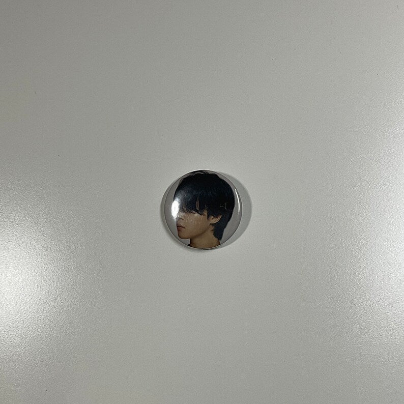 BTS Jimin Face Concept Photos 1.25" Plastic/Metal Pinback Buttons