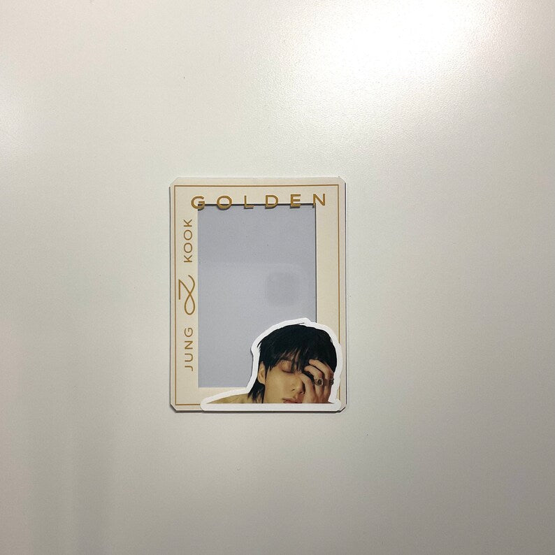 BTS Jungkook Golden Decorated Toploader