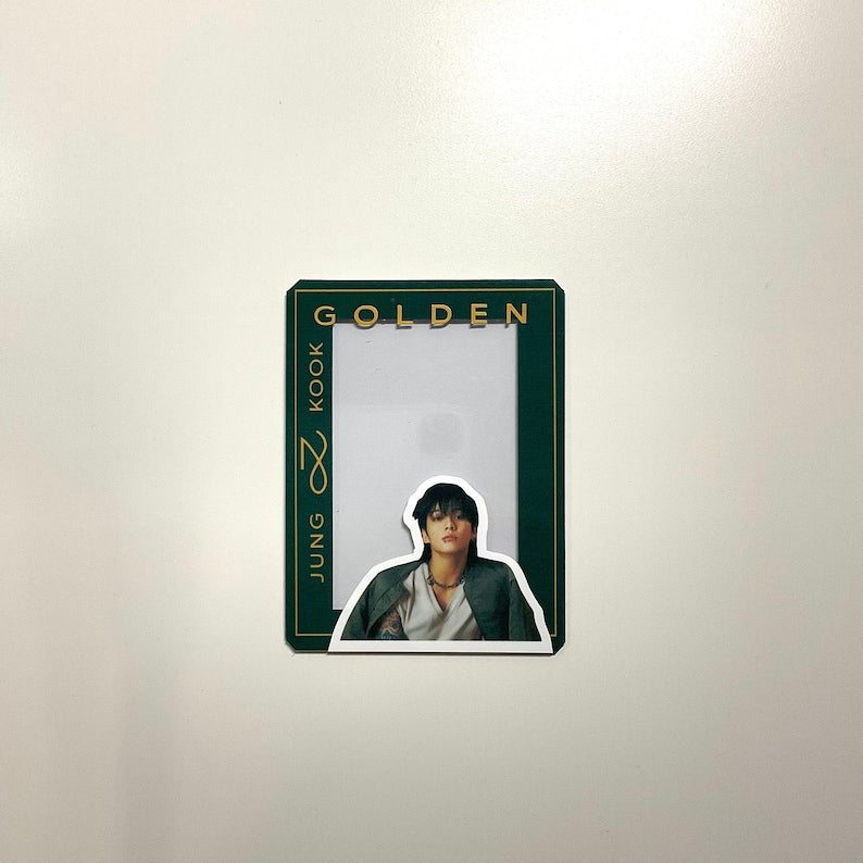 BTS Jungkook Golden Decorated Toploader