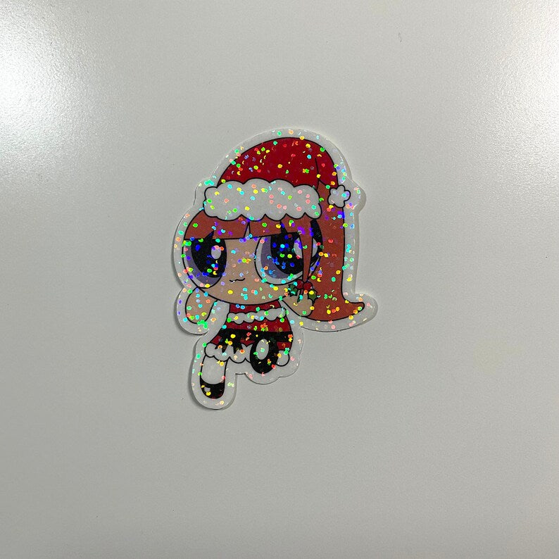 Christmas NewJeans Holographic Sticker