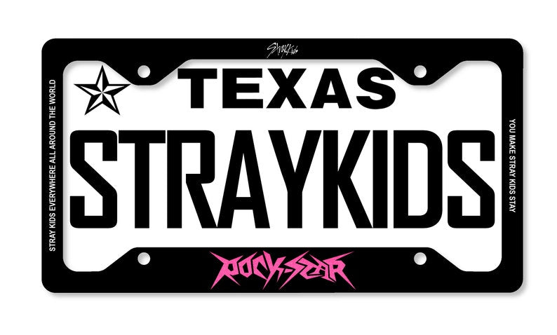 Stray Kids Rockstar Inspired License Plate Frame